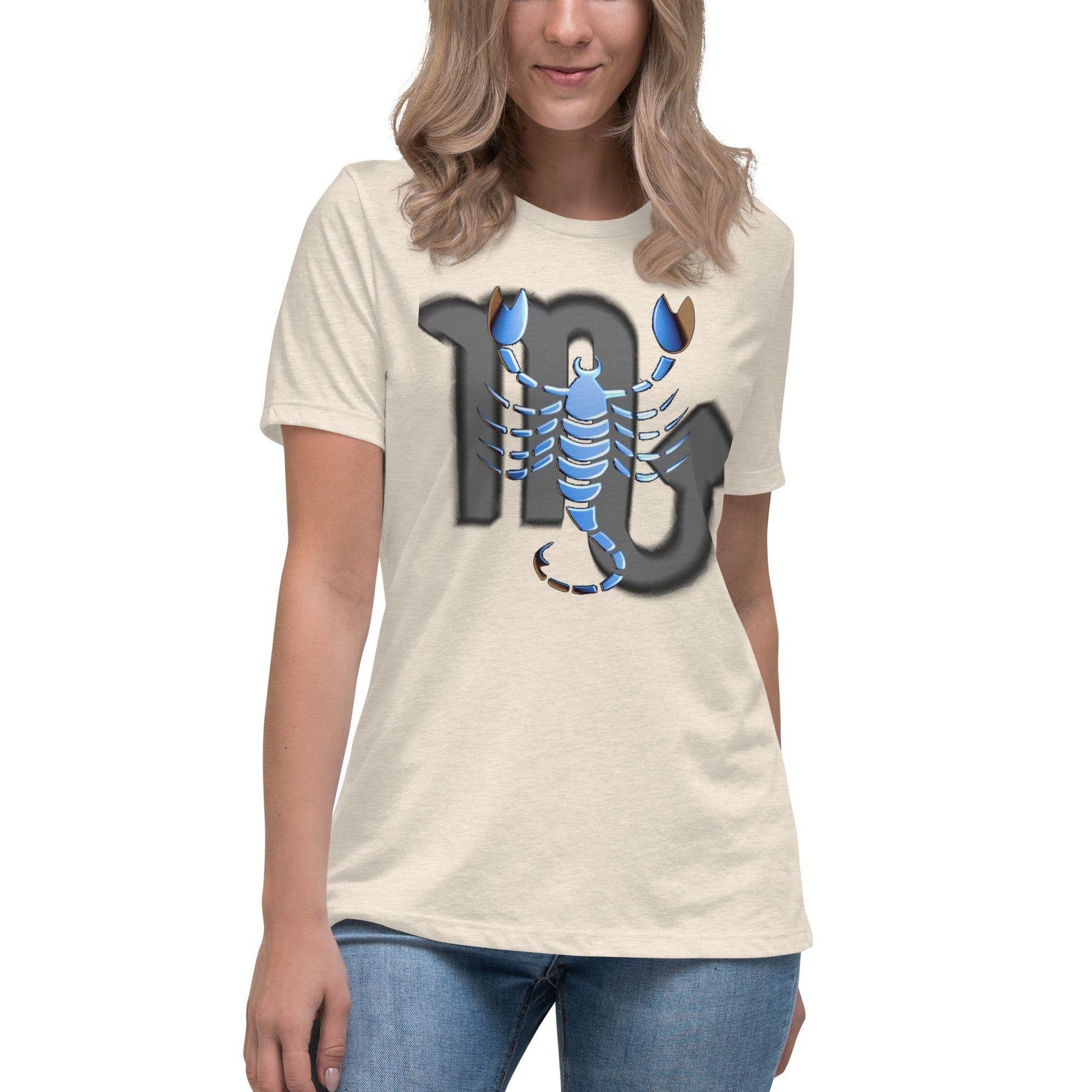 Sternzeichen Skorpion Damen-T-Shirt T-Shirt JLR Design