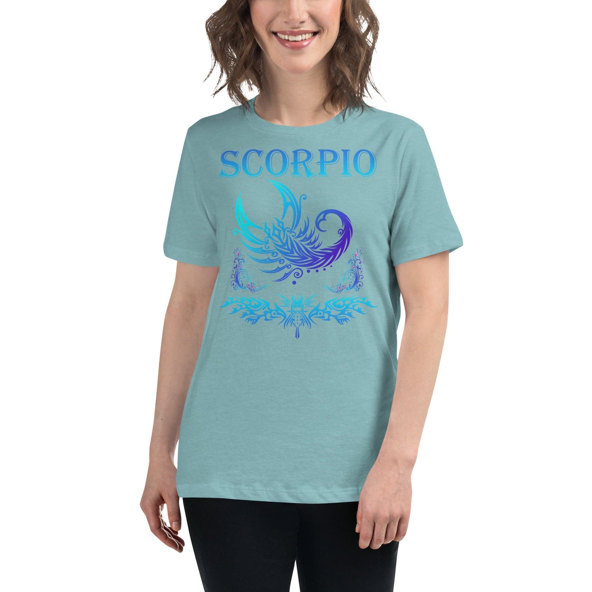 Sternzeichen Skorpion Damen-T-Shirt T-Shirt JLR Design