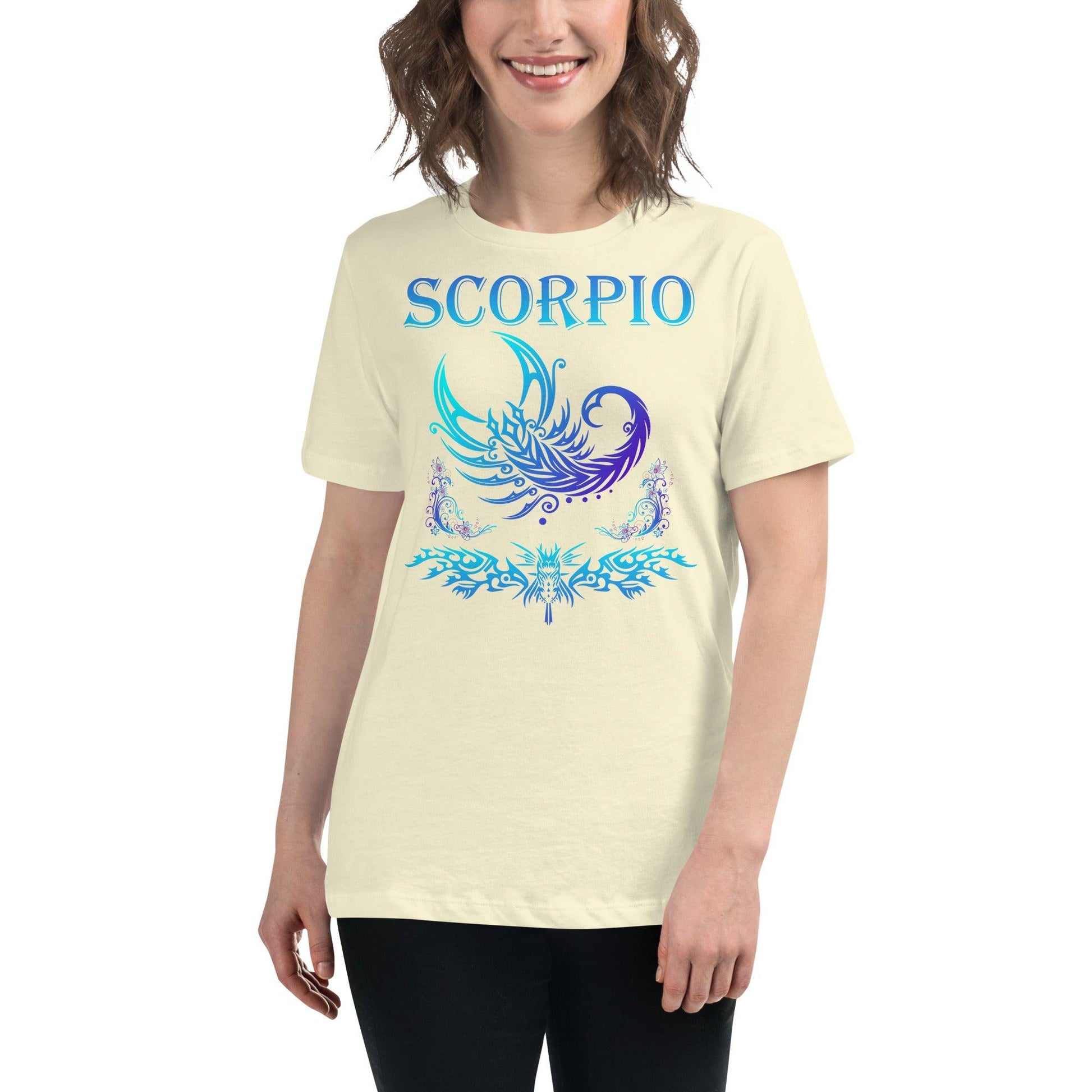 Sternzeichen Skorpion Damen-T-Shirt T-Shirt JLR Design