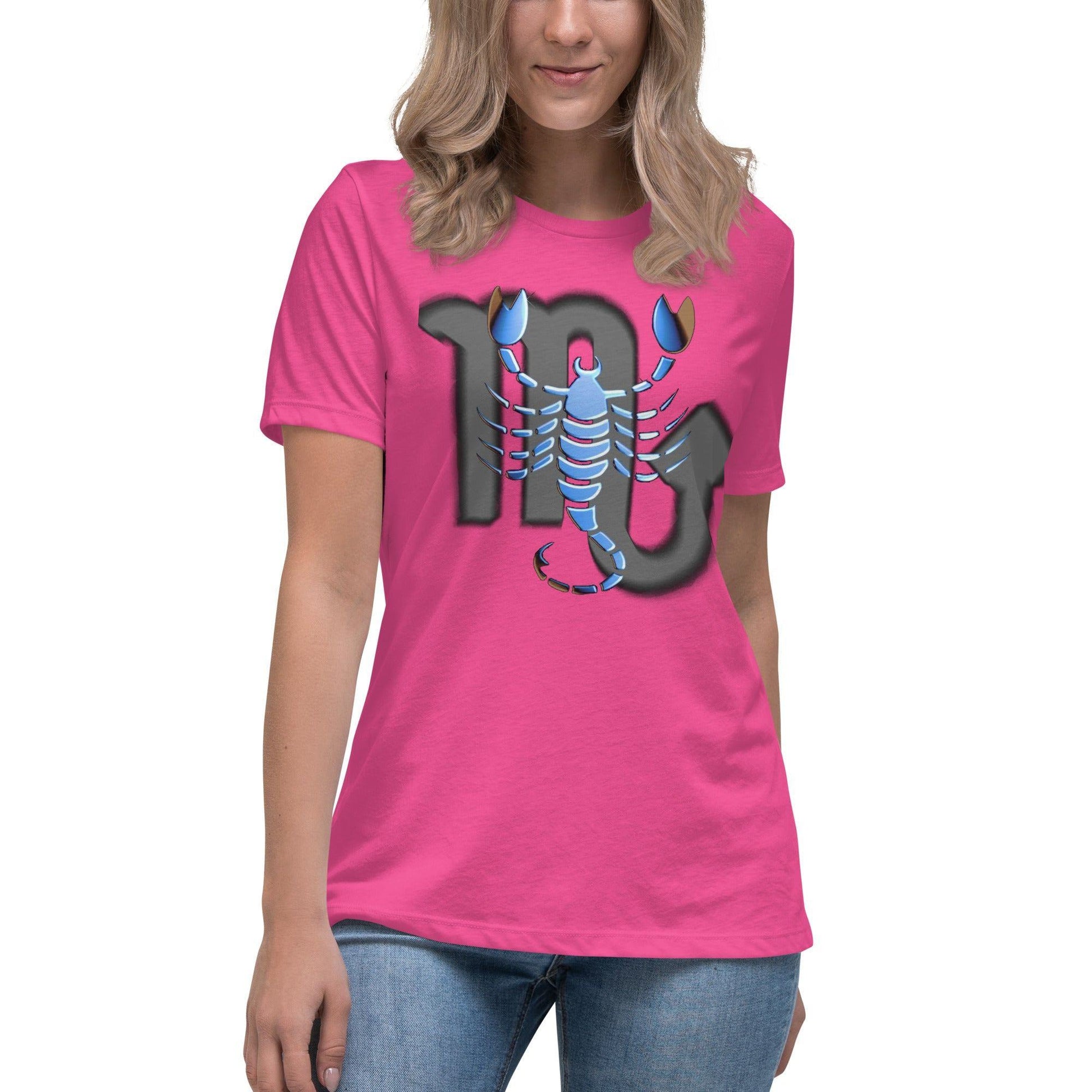 Sternzeichen Skorpion Damen-T-Shirt T-Shirt JLR Design