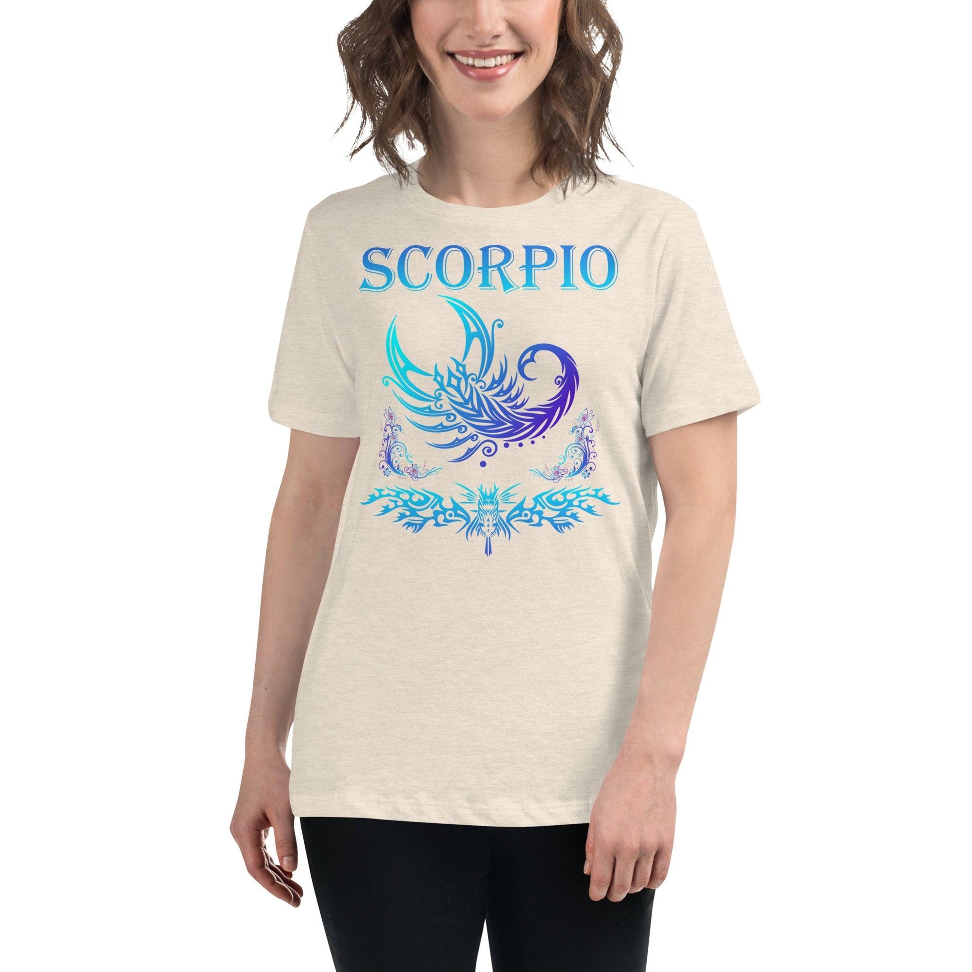 Sternzeichen Skorpion Damen-T-Shirt T-Shirt JLR Design
