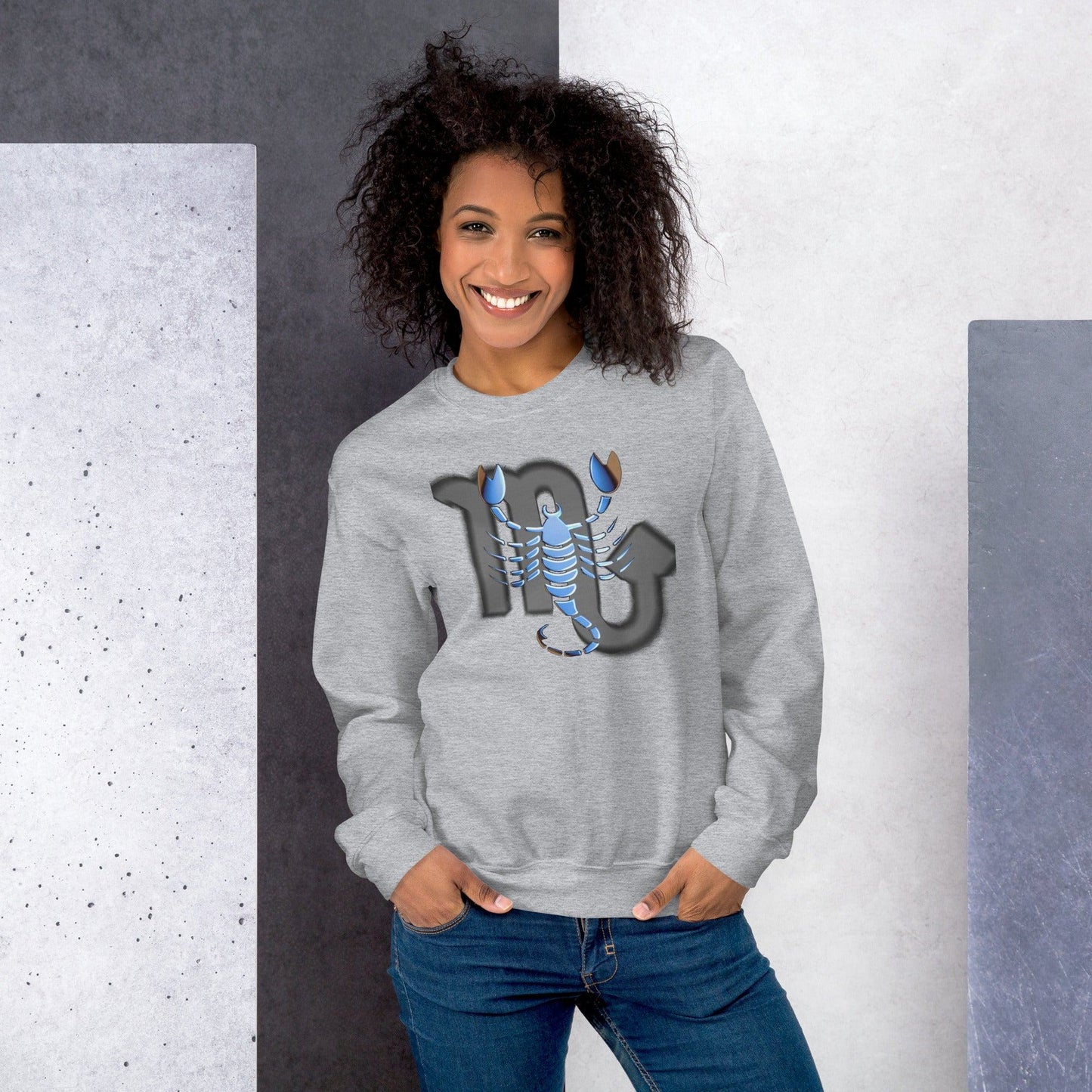 Sternzeichen Skorpion Unisex Pullover Pullover 42.99 Pullover, Skorpion, Sternzeichen JLR Design