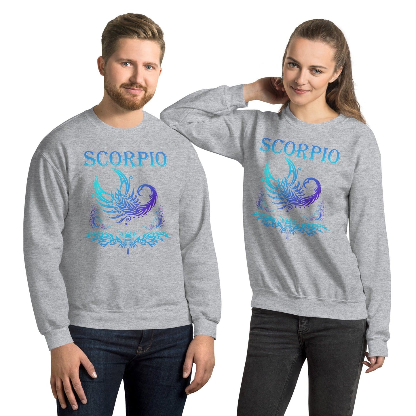 Sternzeichen Skorpion Unisex Pullover Pullover 42.99 Pullover, Skorpion, Sternzeichen JLR Design