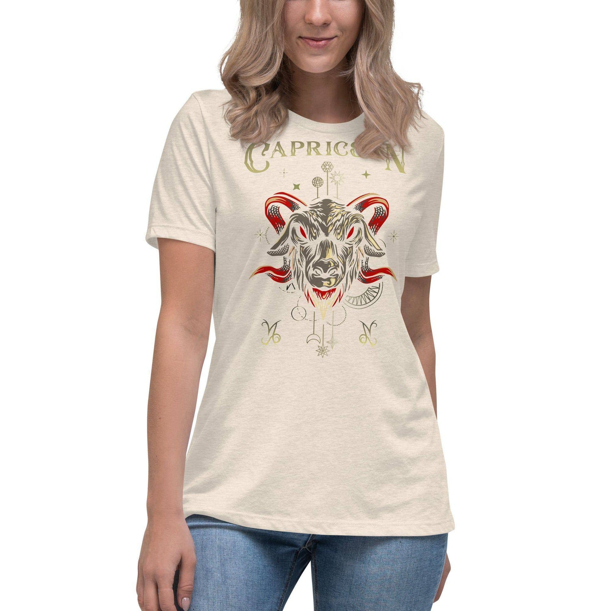 sternzeichen-steinbock-damen-t-shirt-t-shirt-jlr-design-32490 - JLR Design