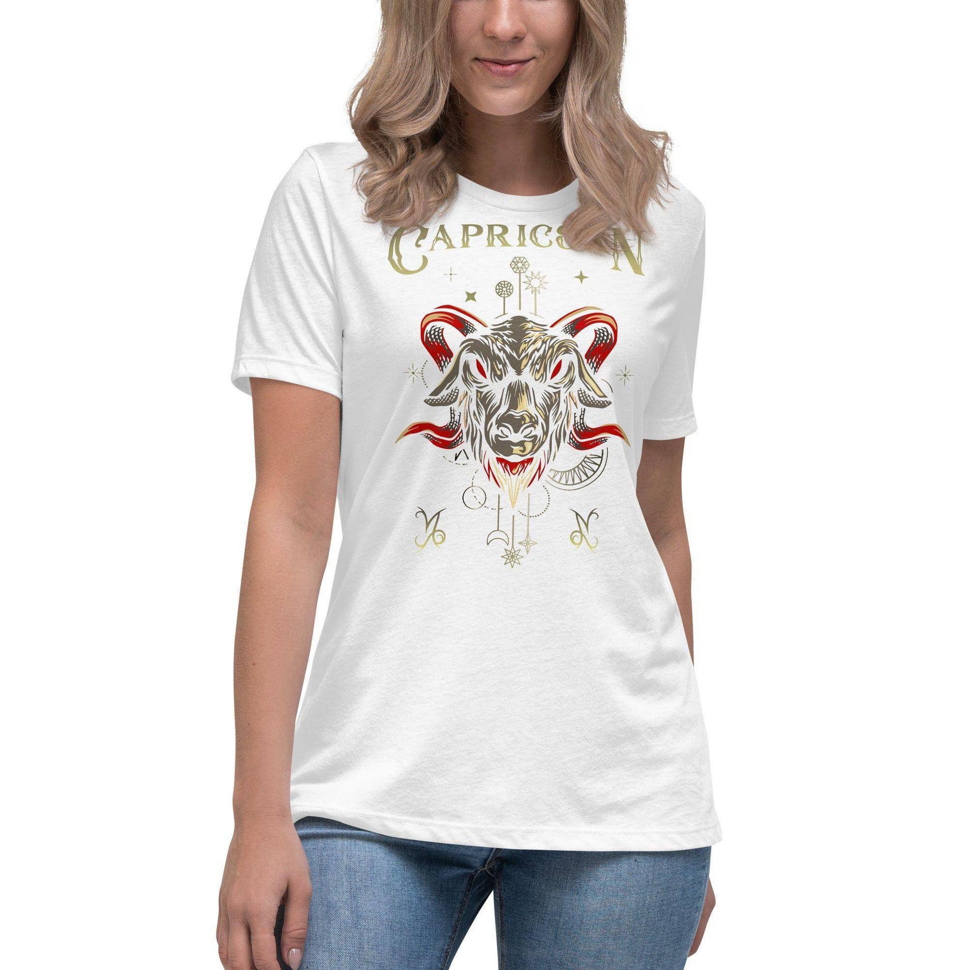 sternzeichen-steinbock-damen-t-shirt-t-shirt-jlr-design-29215 - JLR Design