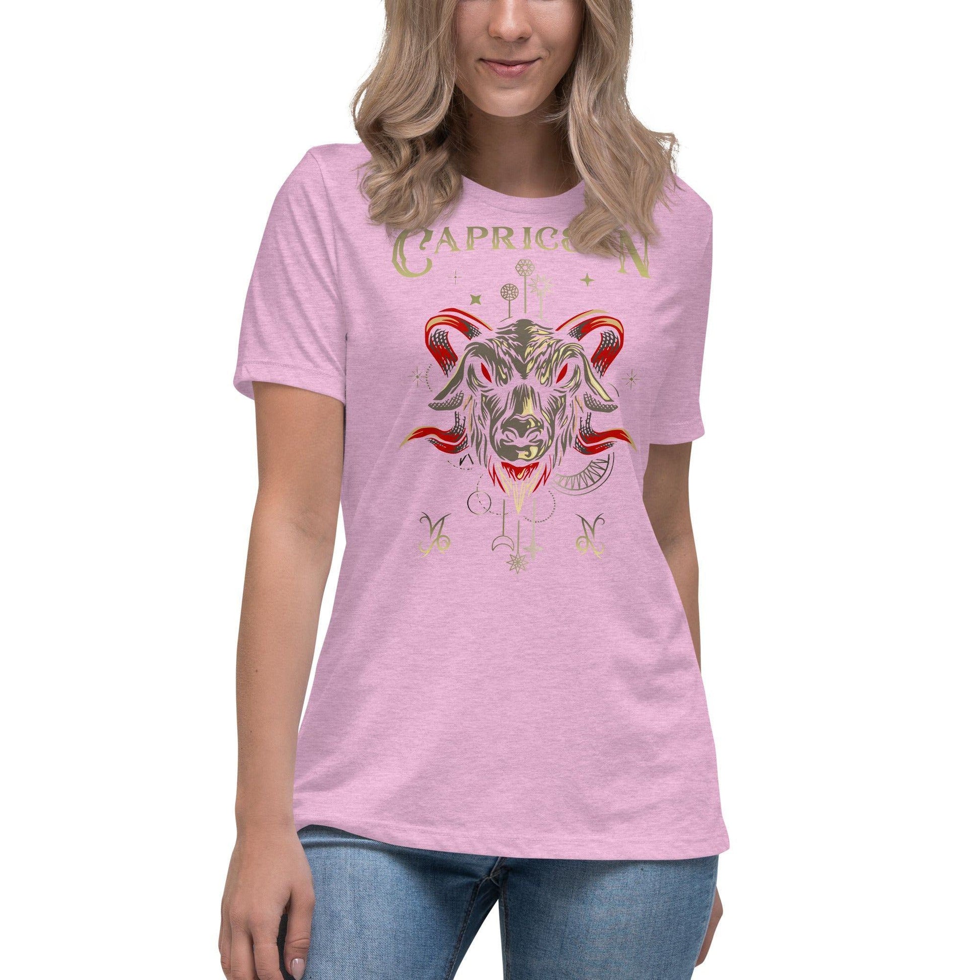Sternzeichen Steinbock Damen-T-Shirt T-Shirt JLR Design