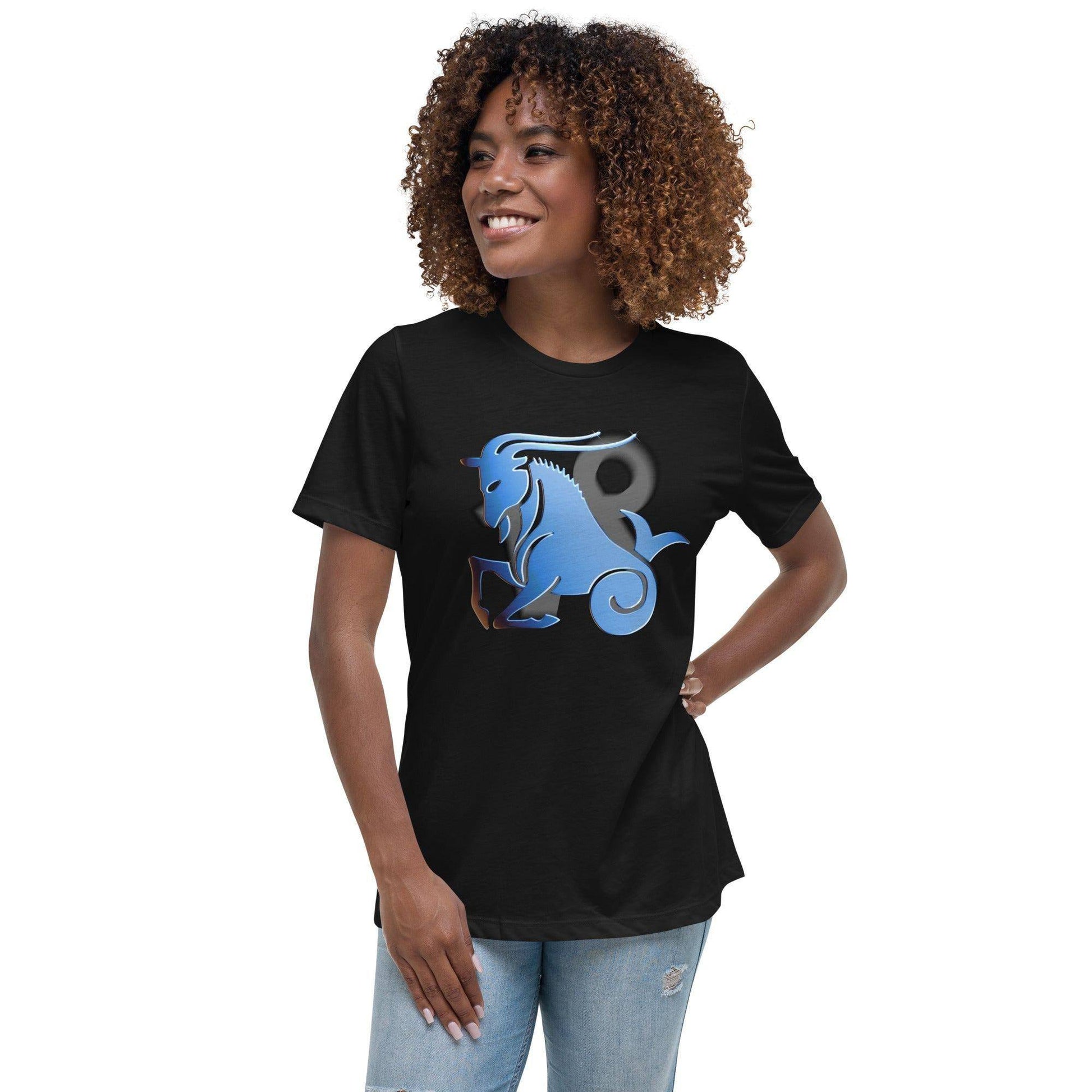 Sternzeichen Steinbock Damen-T-Shirt T-Shirt JLR Design