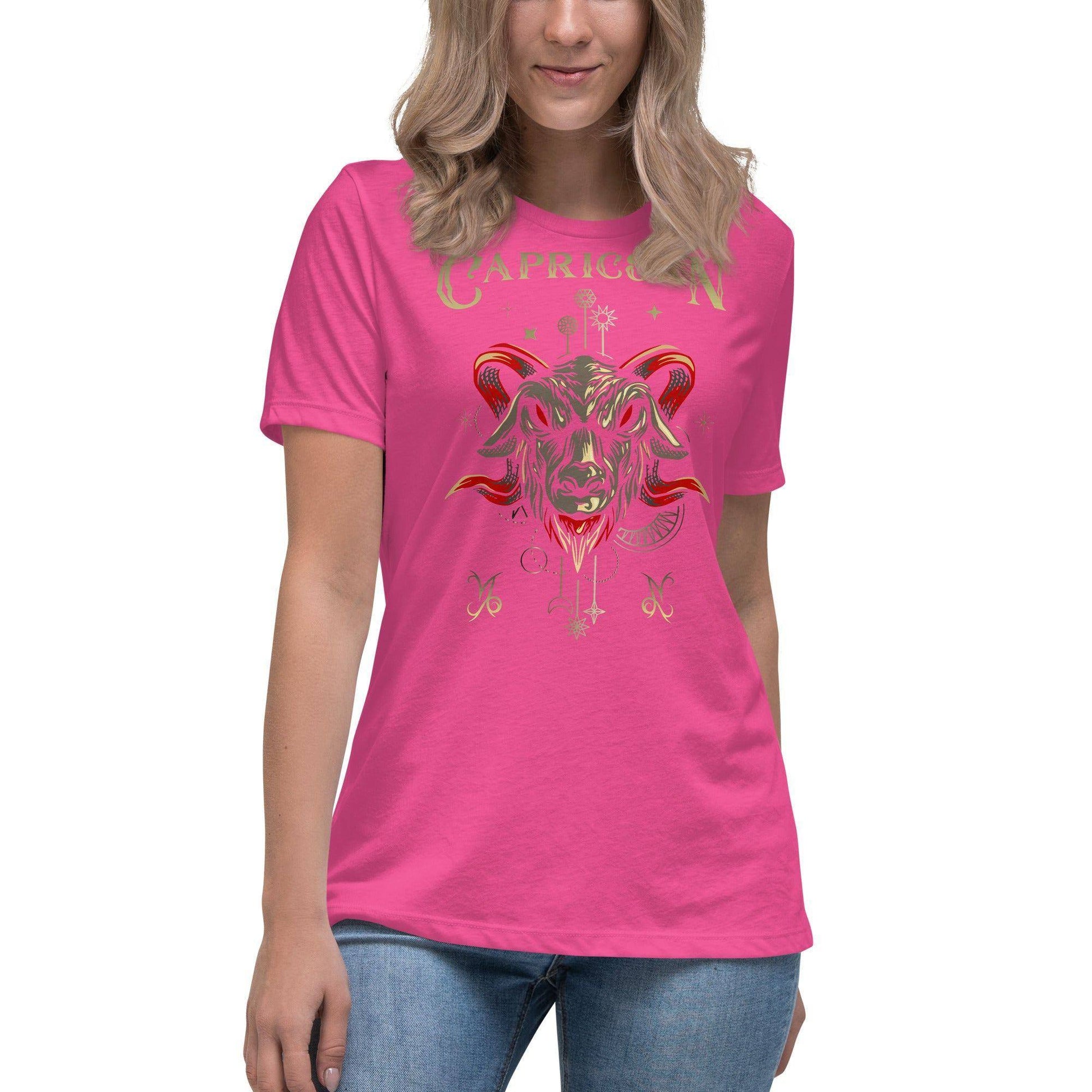 sternzeichen-steinbock-damen-t-shirt-t-shirt-jlr-design-85219 - JLR Design