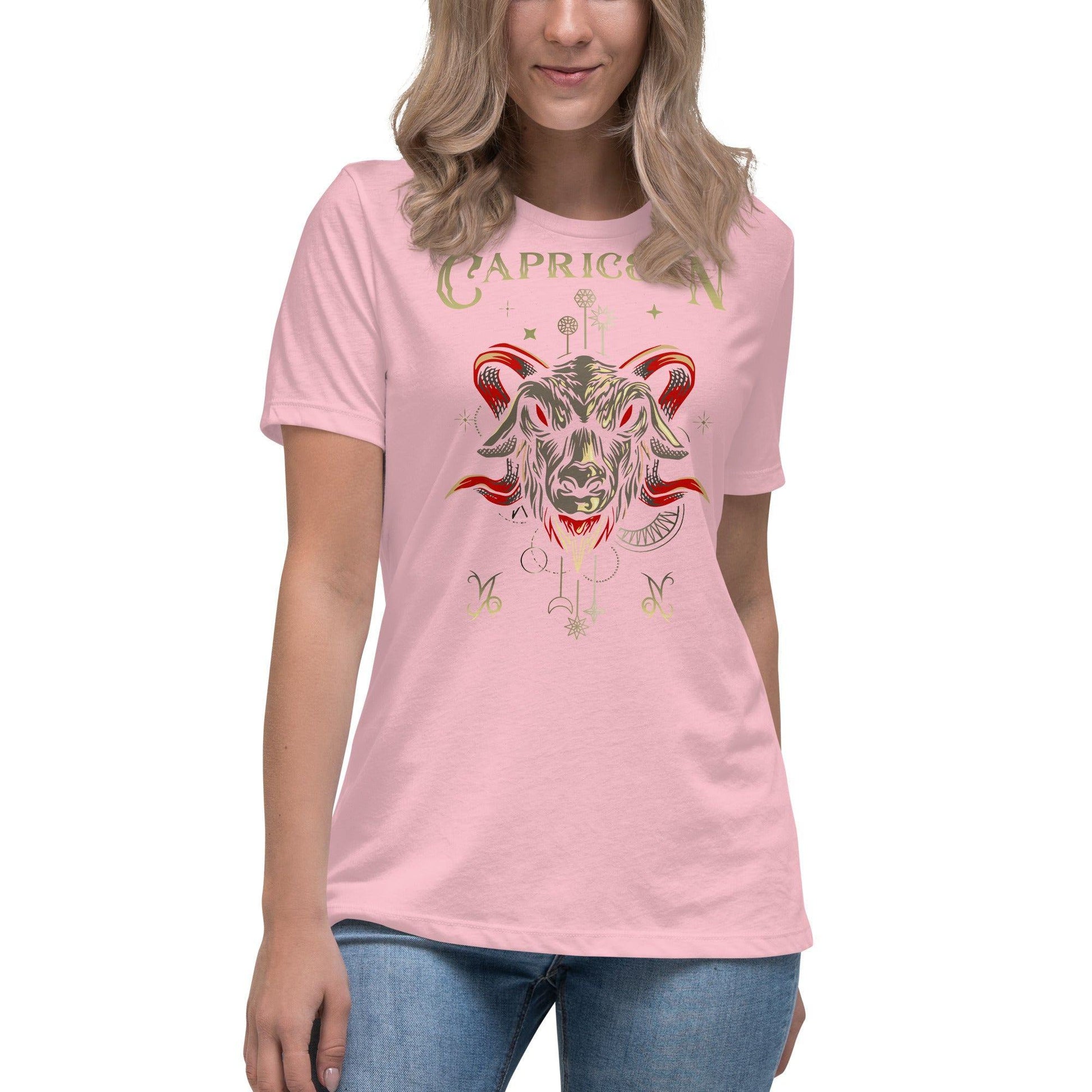 Sternzeichen Steinbock Damen-T-Shirt T-Shirt JLR Design
