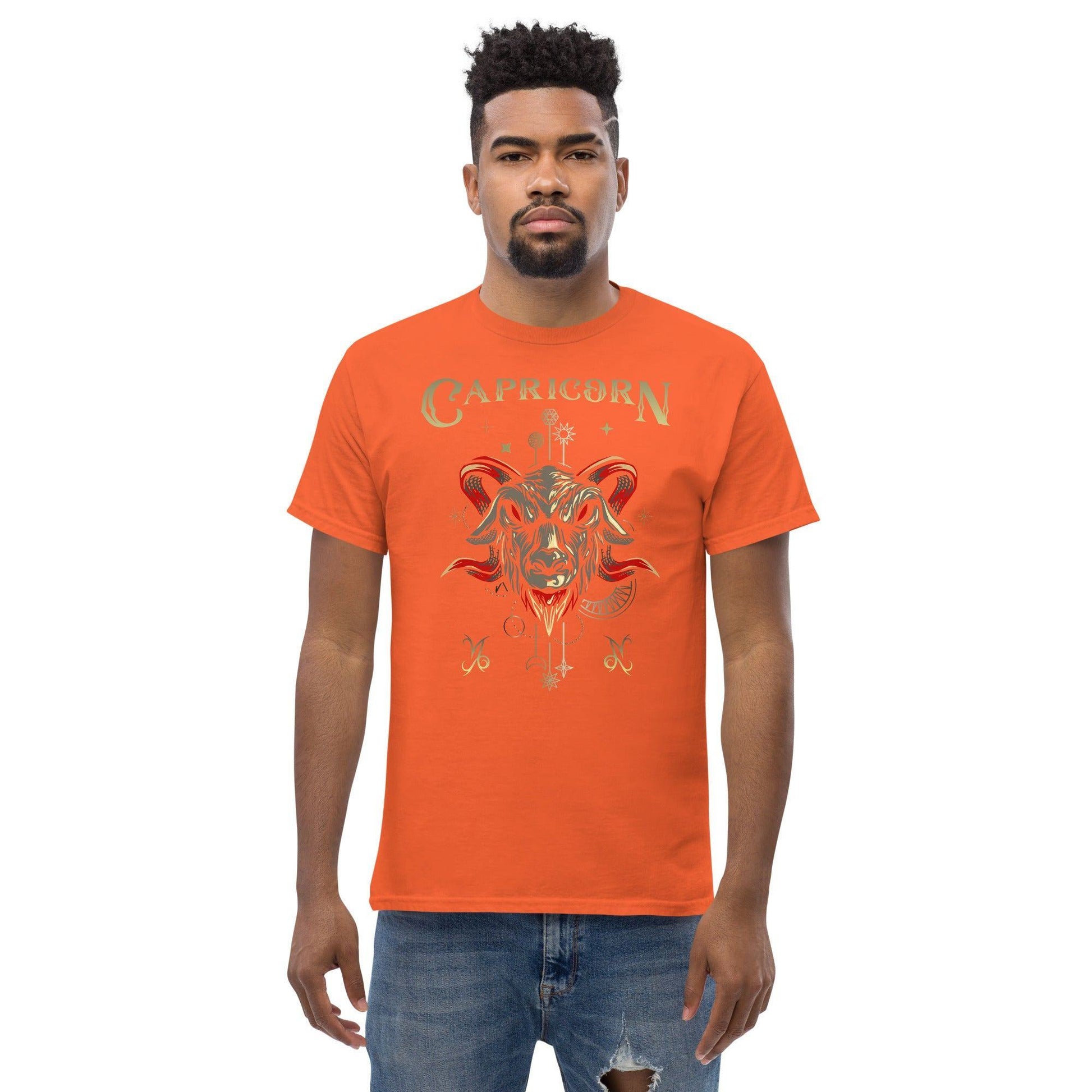 Sternzeichen Steinbock Herren-T-Shirt T-Shirt 34.99 Herren, Steinbock, Sternzeichen, T-Shirt JLR Design