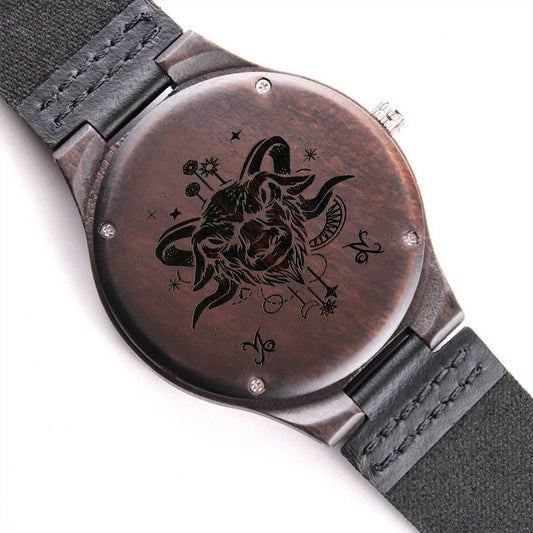Sternzeichen Steinbock Holz Armbanduhr Watches 69.99 Armbanduhr, Holz, PB24-WOOD, PT-1749, Steinbock, Sternzeichen, TNM-2, USER-219738, W30042, W30043B JLR Design