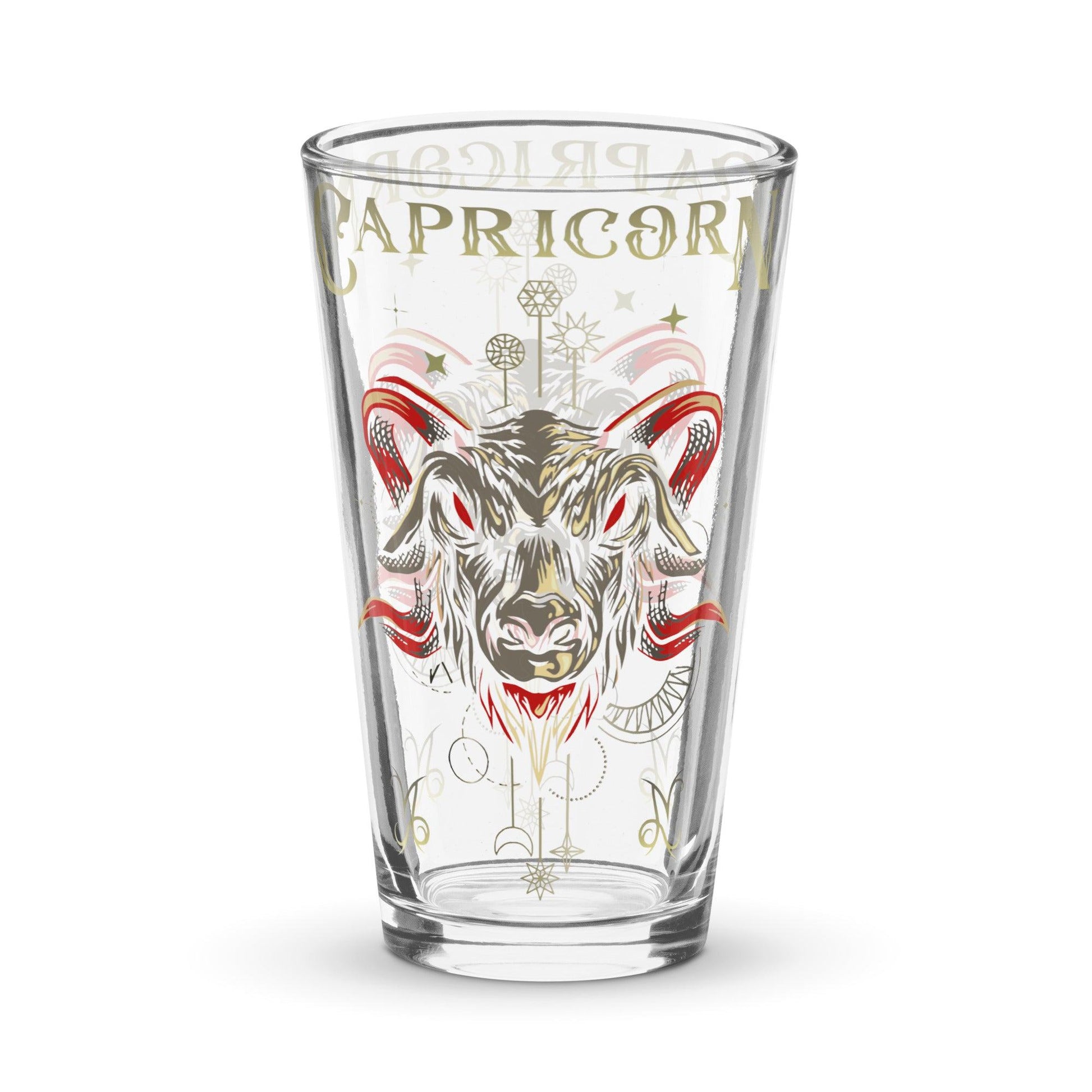 Sternzeichen Steinbock Pint-Glas Glas JLR Design