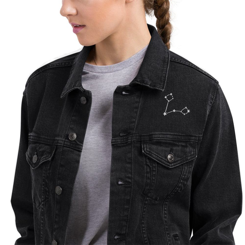 Sternzeichen Sternbild Fische Jeansjacke Jeansjacke 67.50 Fische, Jeansjacke, Sternbild, Sternzeichen JLR Design