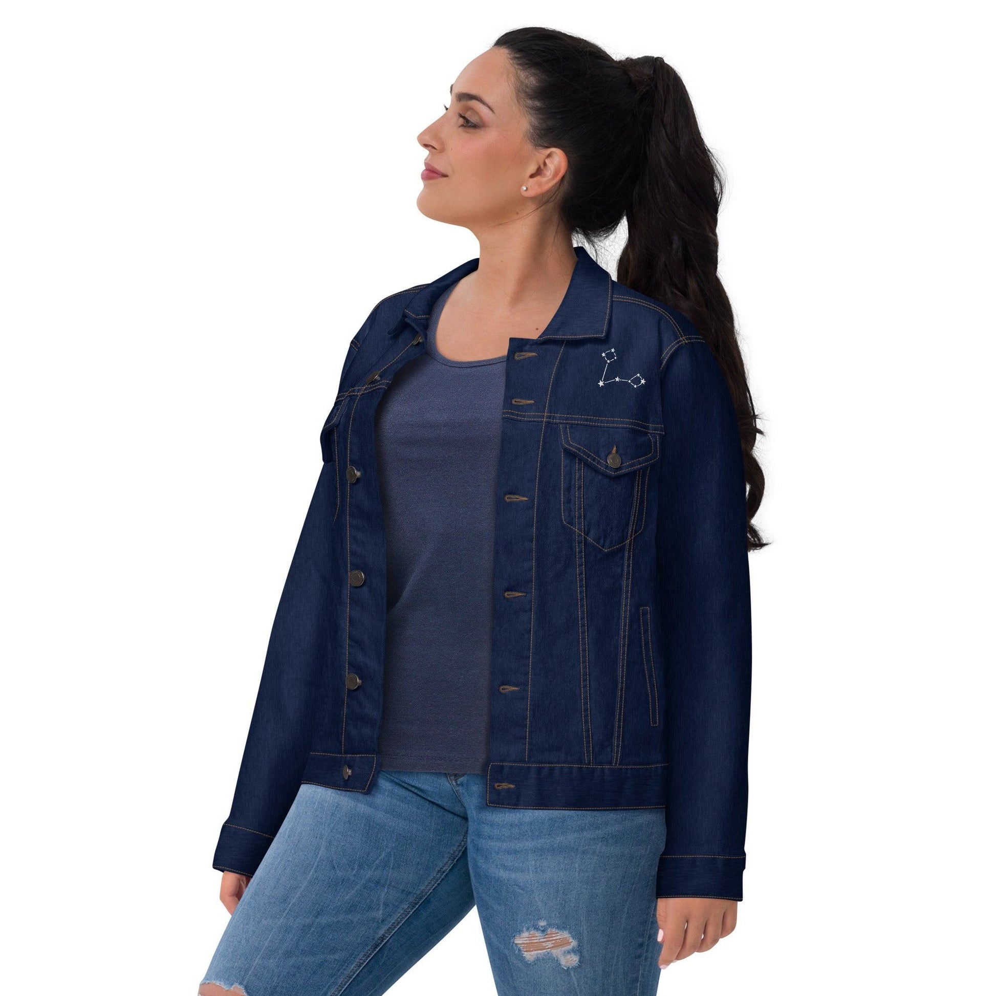 Sternzeichen Sternbild Fische Jeansjacke Jeansjacke 67.50 Fische, Jeansjacke, Sternbild, Sternzeichen JLR Design