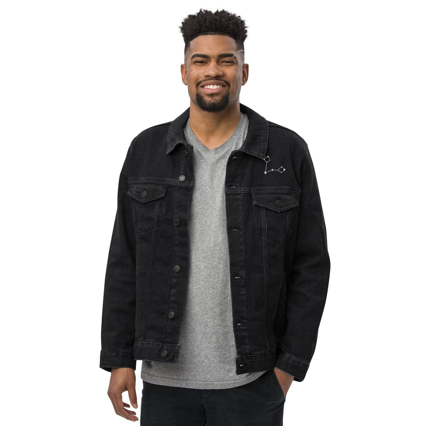 sternzeichen-sternbild-fische-jeansjacke-jeansjacke-jlr-design-54980 - JLR Design