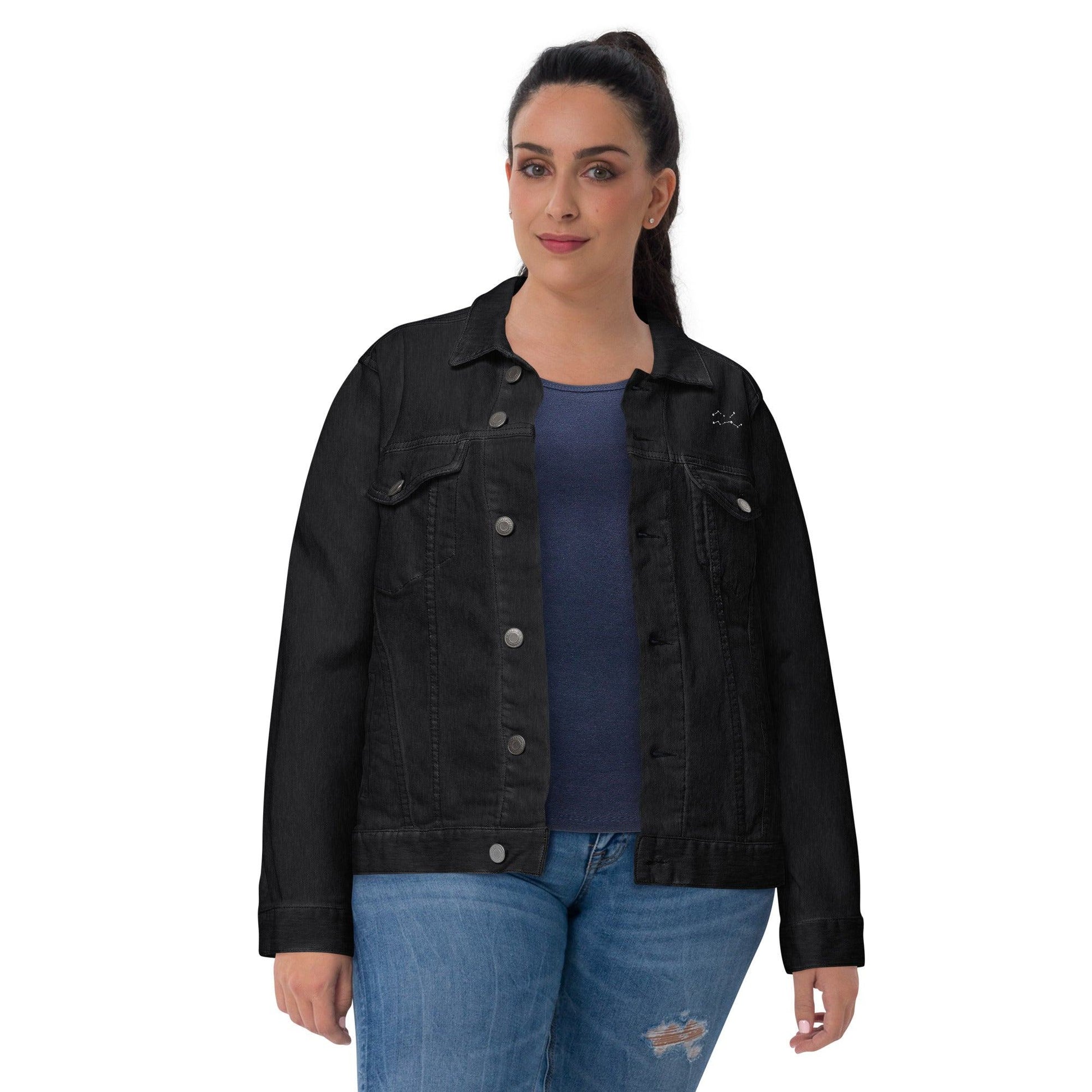 Sternzeichen Sternbild Jungfrau Jeansjacke Jeansjacke 89.99 Jeansjacke, Jungfrau, Sternbild, Sternzeichen JLR Design