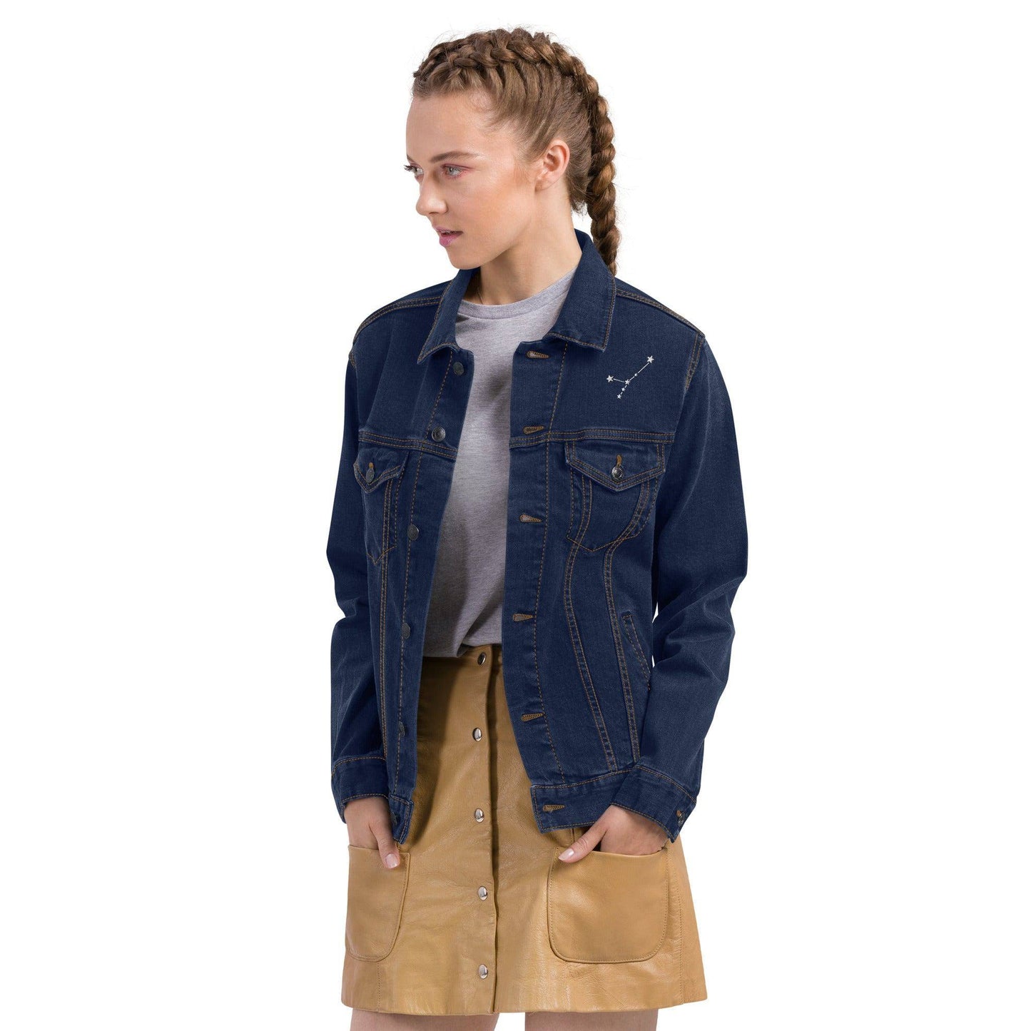 sternzeichen-sternbild-krebs-jeansjacke-jeansjacke-jlr-design-58117 - JLR Design