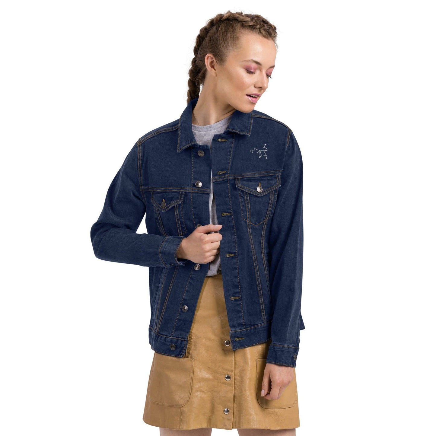 Sternzeichen Sternbild Schütze Jeansjacke Jeansjacke 89.99 Jeansjacke, Schütze, Sternbild, Sternzeichen JLR Design