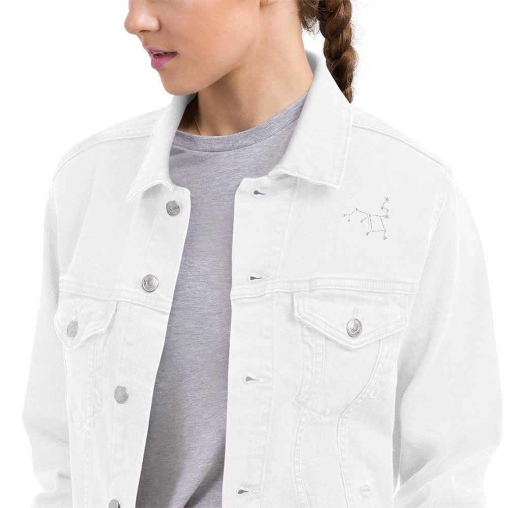 Sternzeichen Sternbild Schütze Jeansjacke Jeansjacke 89.99 Jeansjacke, Schütze, Sternbild, Sternzeichen JLR Design