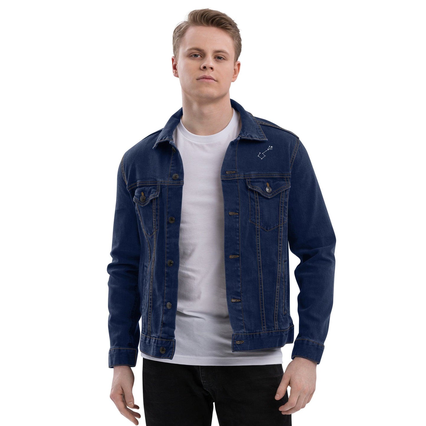 Sternzeichen Sternbild Skorpion Jeansjacke Jeansjacke 89.99 Jeansjacke, Skorpion, Sternbild, Sternzeichen JLR Design