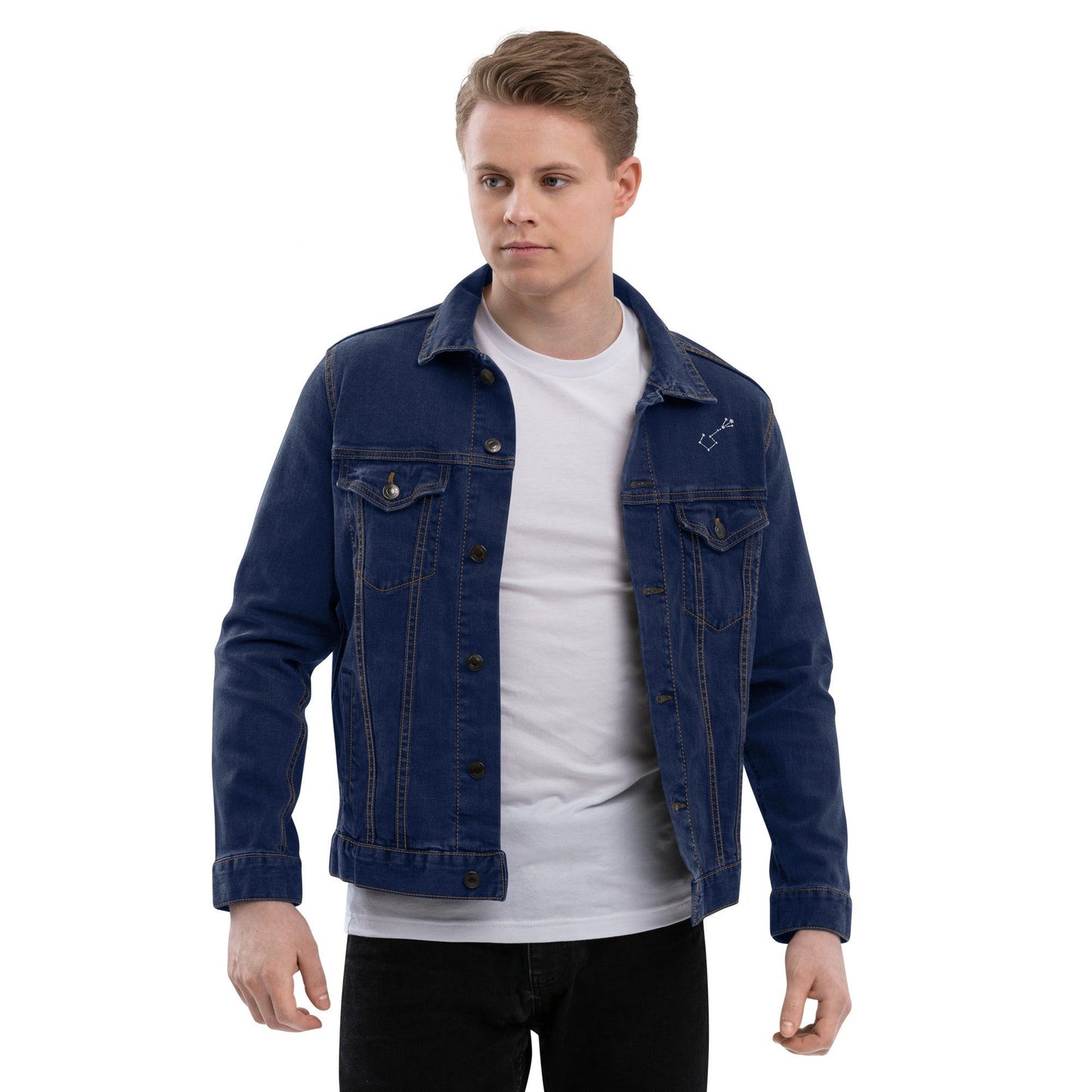 Sternzeichen Sternbild Skorpion Jeansjacke Jeansjacke 89.99 Jeansjacke, Skorpion, Sternbild, Sternzeichen JLR Design