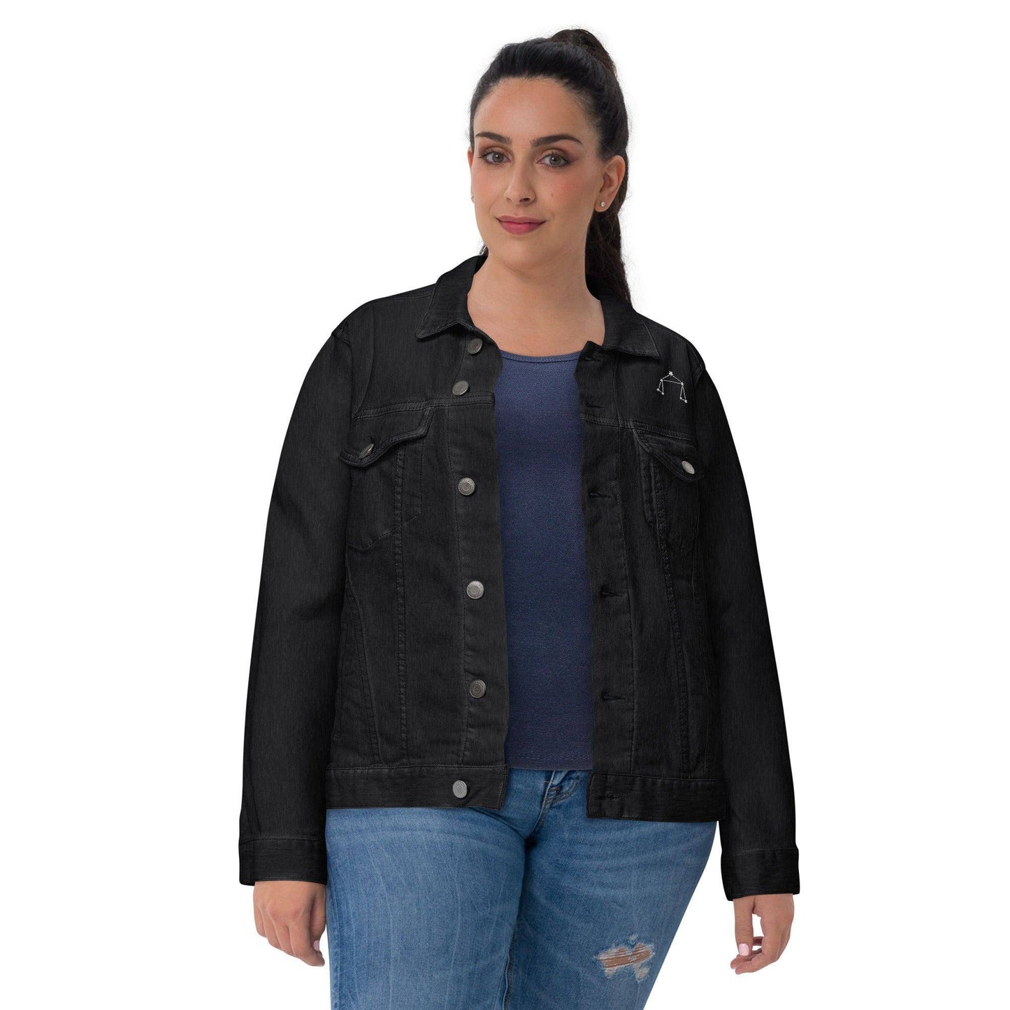 sternzeichen-sternbild-waage-jeansjacke-jeansjacke-jlr-design-34806 - JLR Design