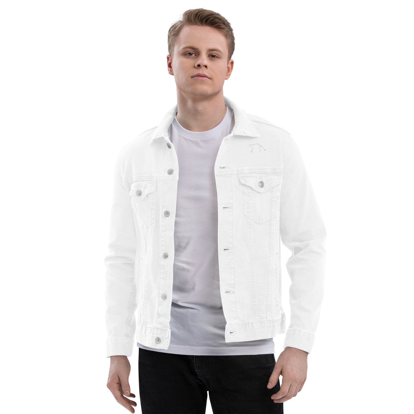 Sternzeichen Sternbild Wassermann Jeansjacke Jeansjacke 89.99 Jeansjacke, Sternbild, Sternzeichen, Wassermann JLR Design