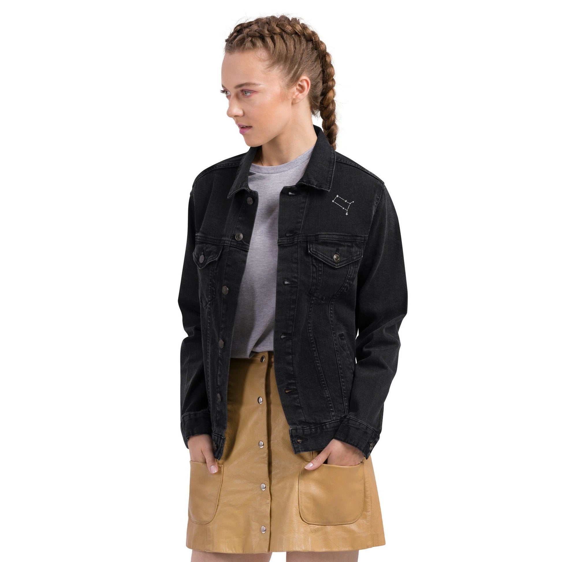 Sternzeichen Sternbild Zwillinge Jeansjacke Jeansjacke 128.50 Jeansjacke, Sternbild, Sternzeichen, Zwillinge JLR Design