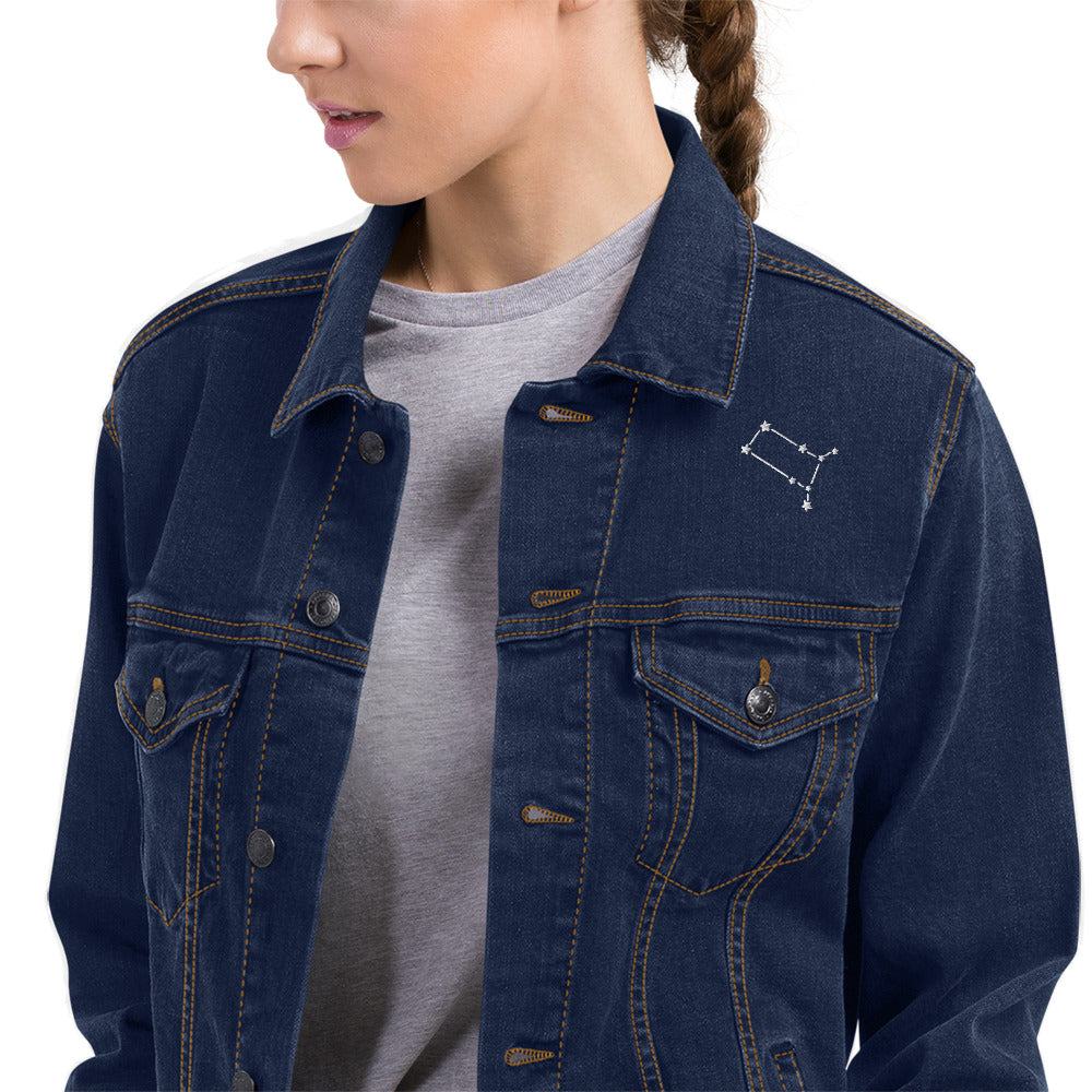 Sternzeichen Sternbild Zwillinge Jeansjacke Jeansjacke 128.50 Jeansjacke, Sternbild, Sternzeichen, Zwillinge JLR Design