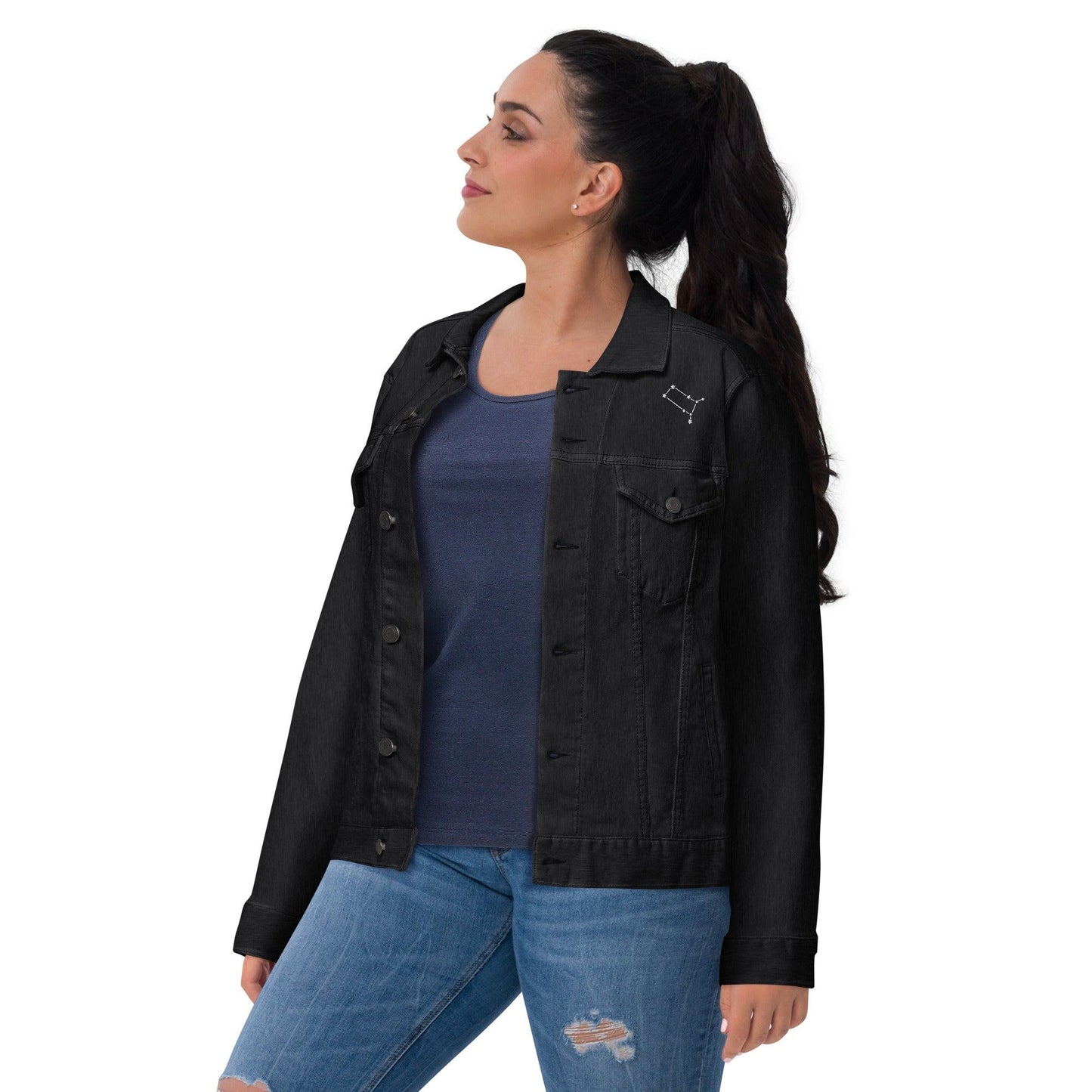 Sternzeichen Sternbild Zwillinge Jeansjacke Jeansjacke 128.50 Jeansjacke, Sternbild, Sternzeichen, Zwillinge JLR Design