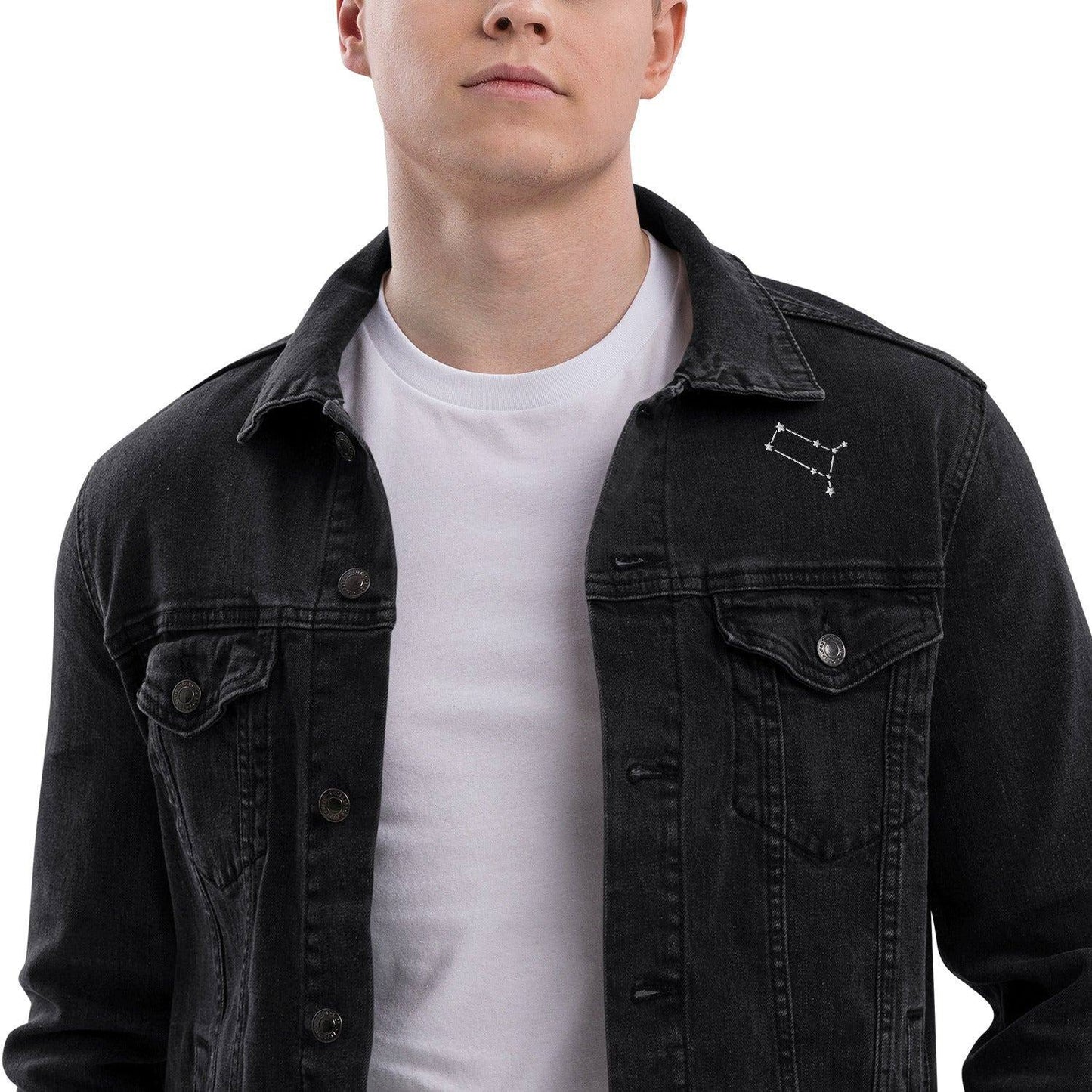 sternzeichen-sternbild-zwillinge-jeansjacke-jeansjacke-jlr-design-31024 - JLR Design