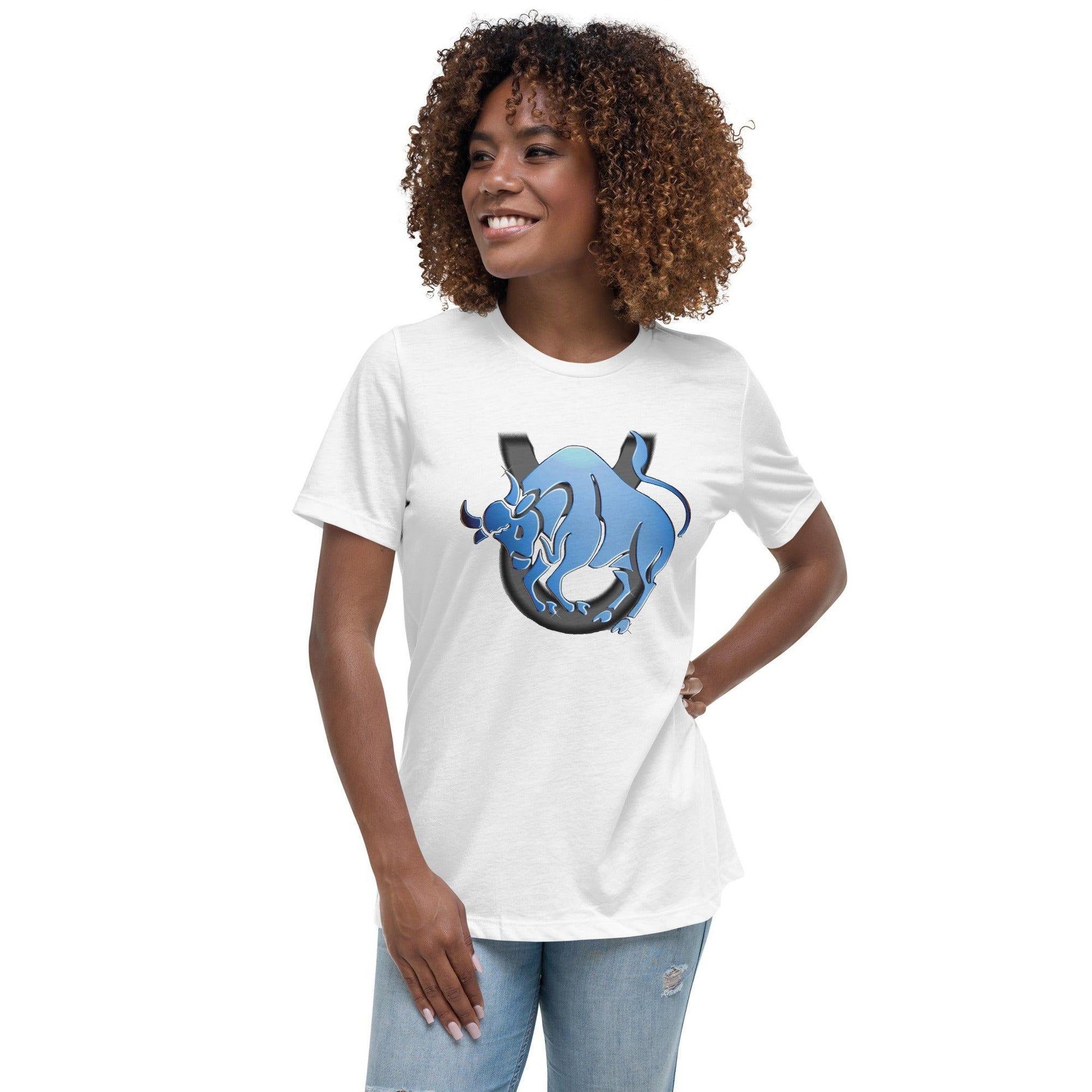 Sternzeichen Stier Damen-T-Shirt T-Shirt JLR Design