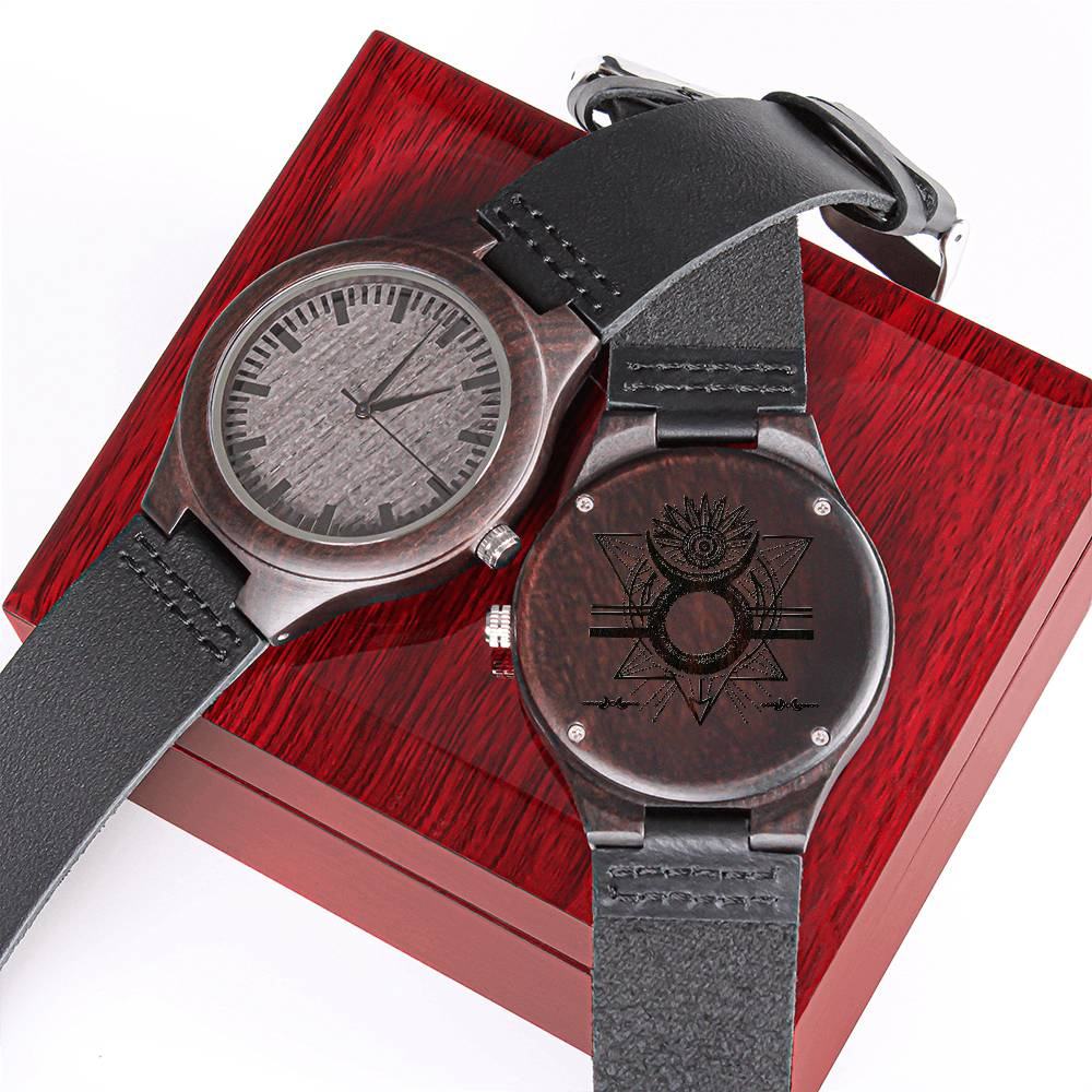 Sternzeichen Stier Holz Armbanduhr Watches JLR Design