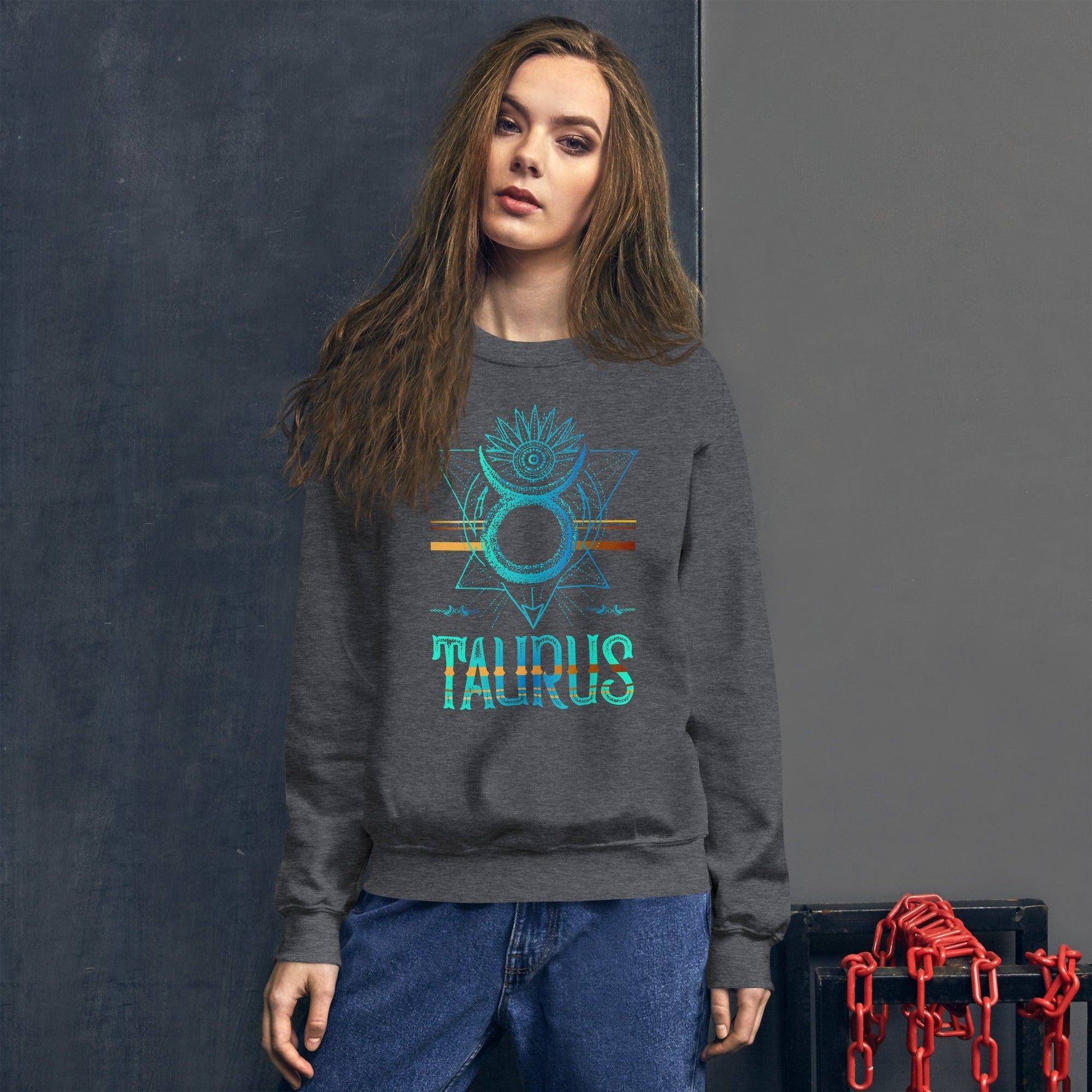 Sternzeichen Stier Unisex Pullover Pullover JLR Design