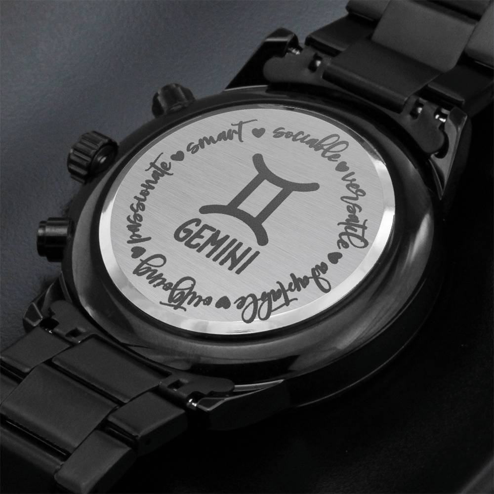 Sternzeichen Symbol Zwillinge Uhr Jewelry JLR Design