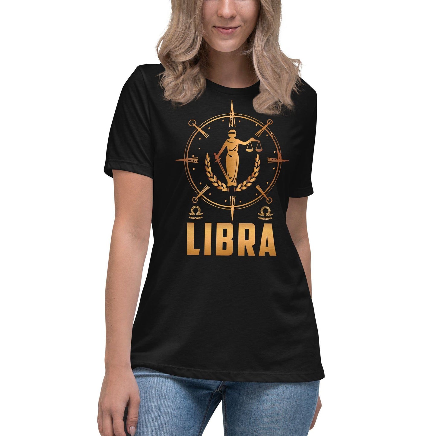 Sternzeichen Waage Damen-T-Shirt T-Shirt 36.99 Damen, Libra, Sternzeichen, T-Shirt JLR Design