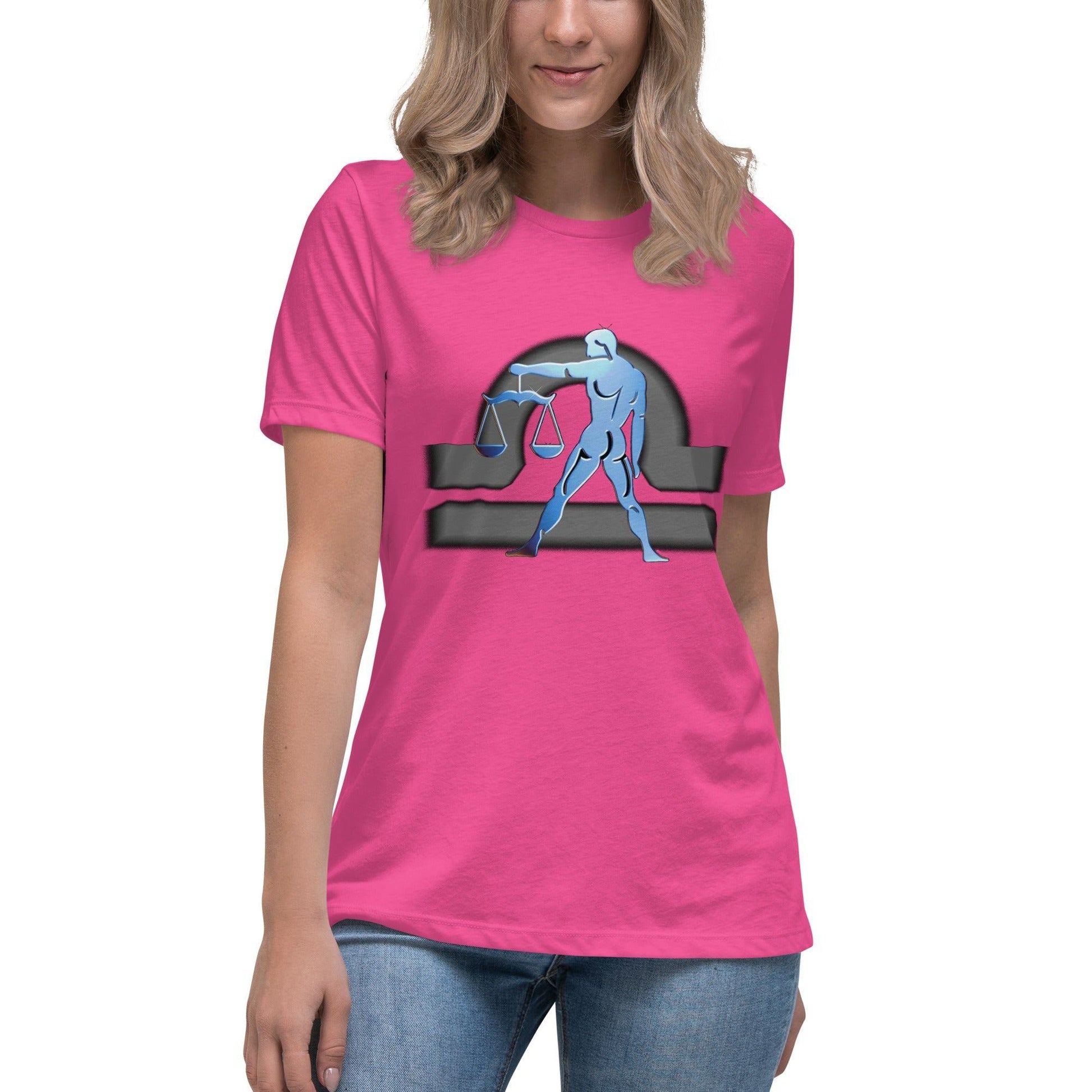 Sternzeichen Waage Damen-T-Shirt T-Shirt JLR Design