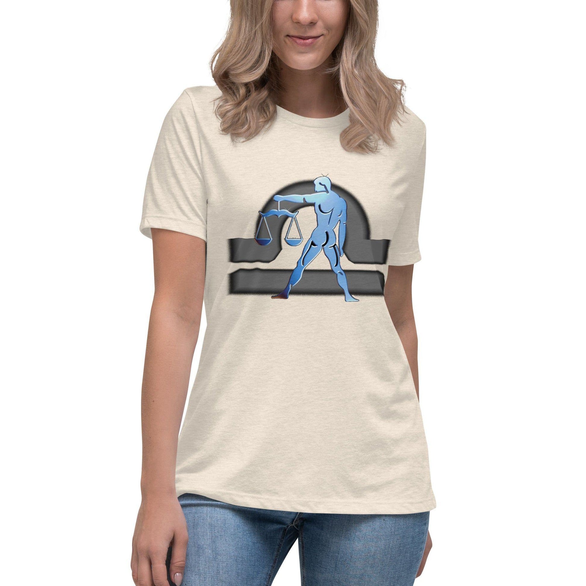 Sternzeichen Waage Damen-T-Shirt T-Shirt JLR Design