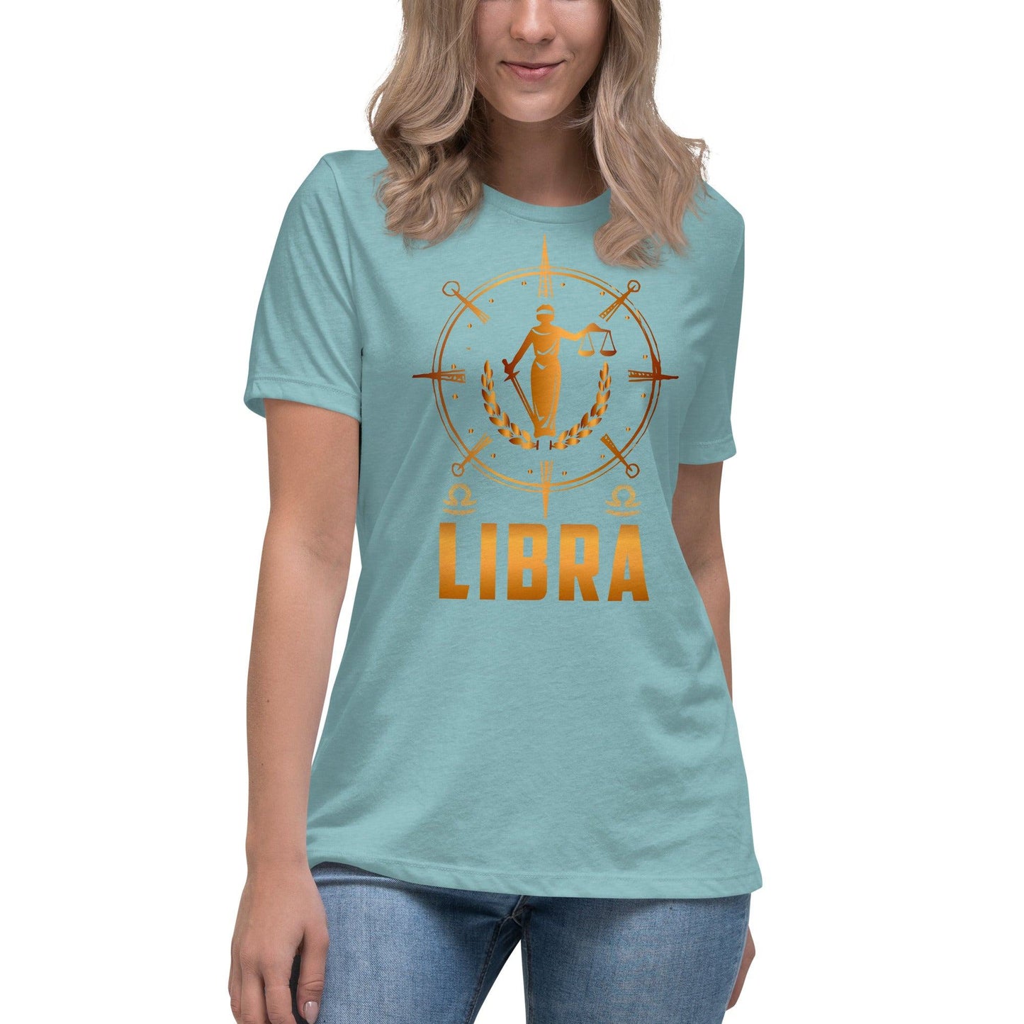 Sternzeichen Waage Damen-T-Shirt T-Shirt 36.99 Damen, Libra, Sternzeichen, T-Shirt JLR Design