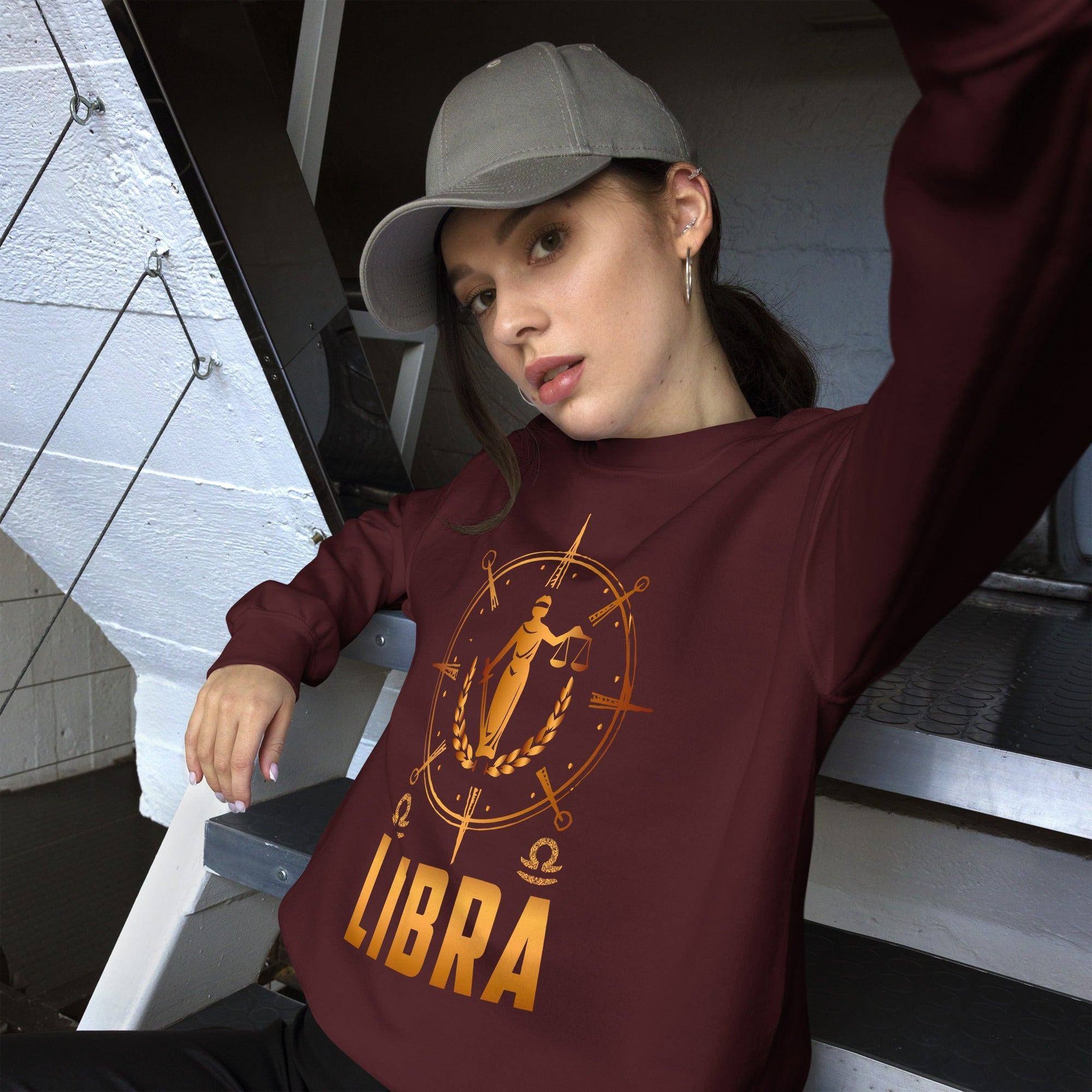 Sternzeichen Waage Unisex Pullover Pullover JLR Design