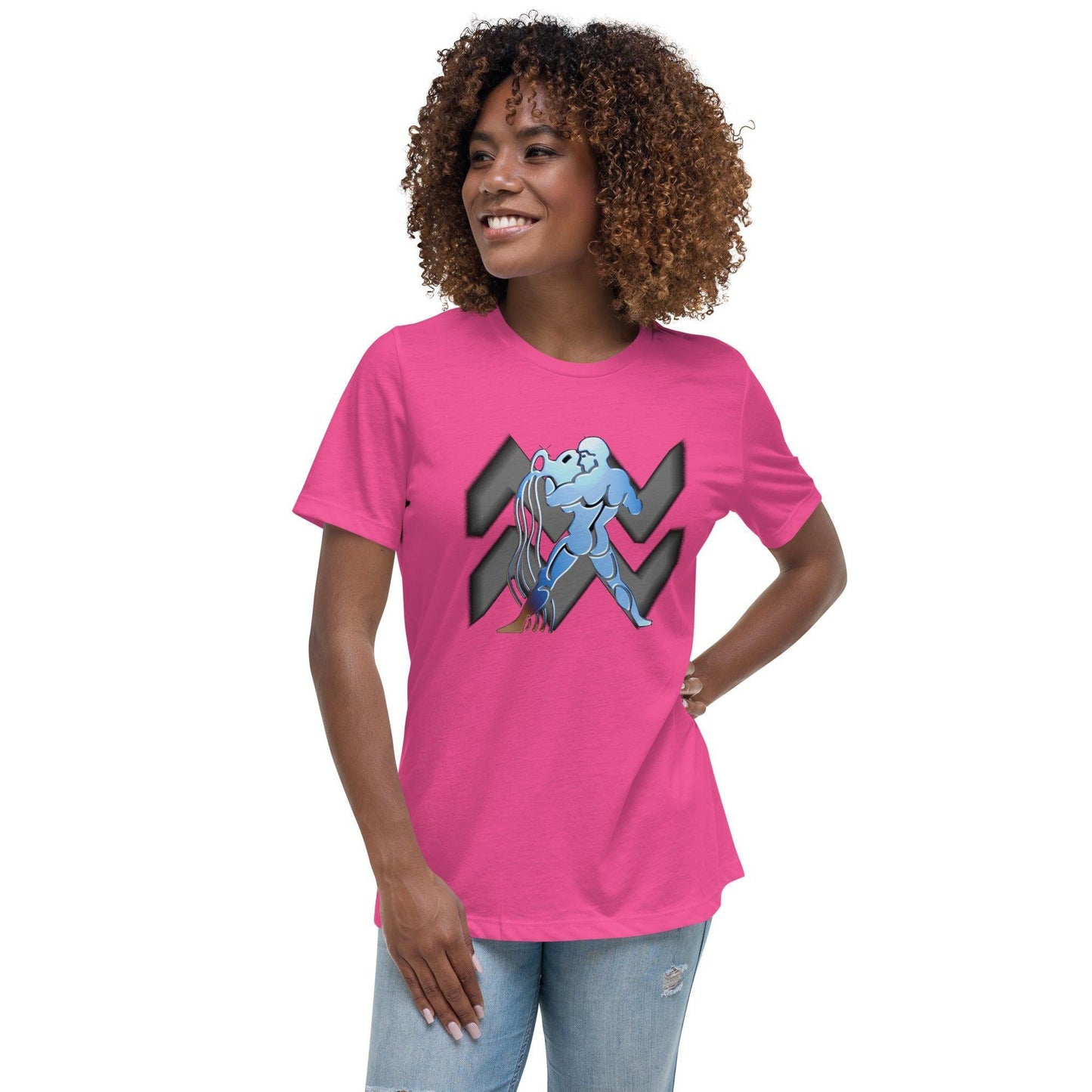 Sternzeichen Wassermann Damen-T-Shirt T-Shirt 36.99 Damen, Sternzeichen, T-Shirt, Wassermann JLR Design