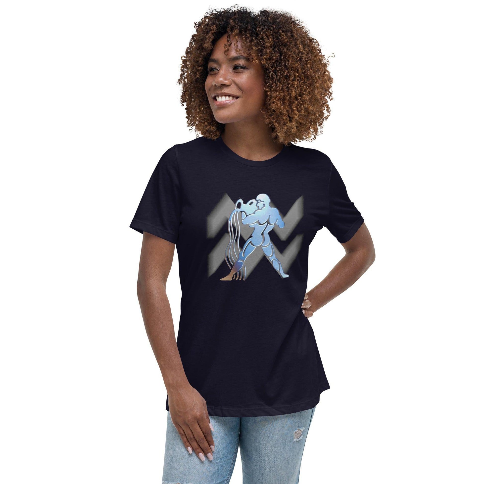 Sternzeichen Wassermann Damen-T-Shirt T-Shirt 36.99 Damen, Sternzeichen, T-Shirt, Wassermann JLR Design