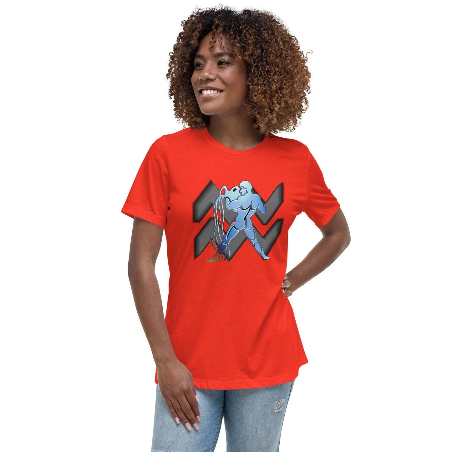 Sternzeichen Wassermann Damen-T-Shirt T-Shirt 36.99 Damen, Sternzeichen, T-Shirt, Wassermann JLR Design