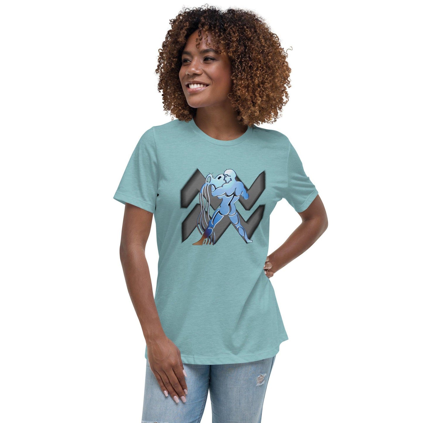 Sternzeichen Wassermann Damen-T-Shirt T-Shirt 36.99 Damen, Sternzeichen, T-Shirt, Wassermann JLR Design