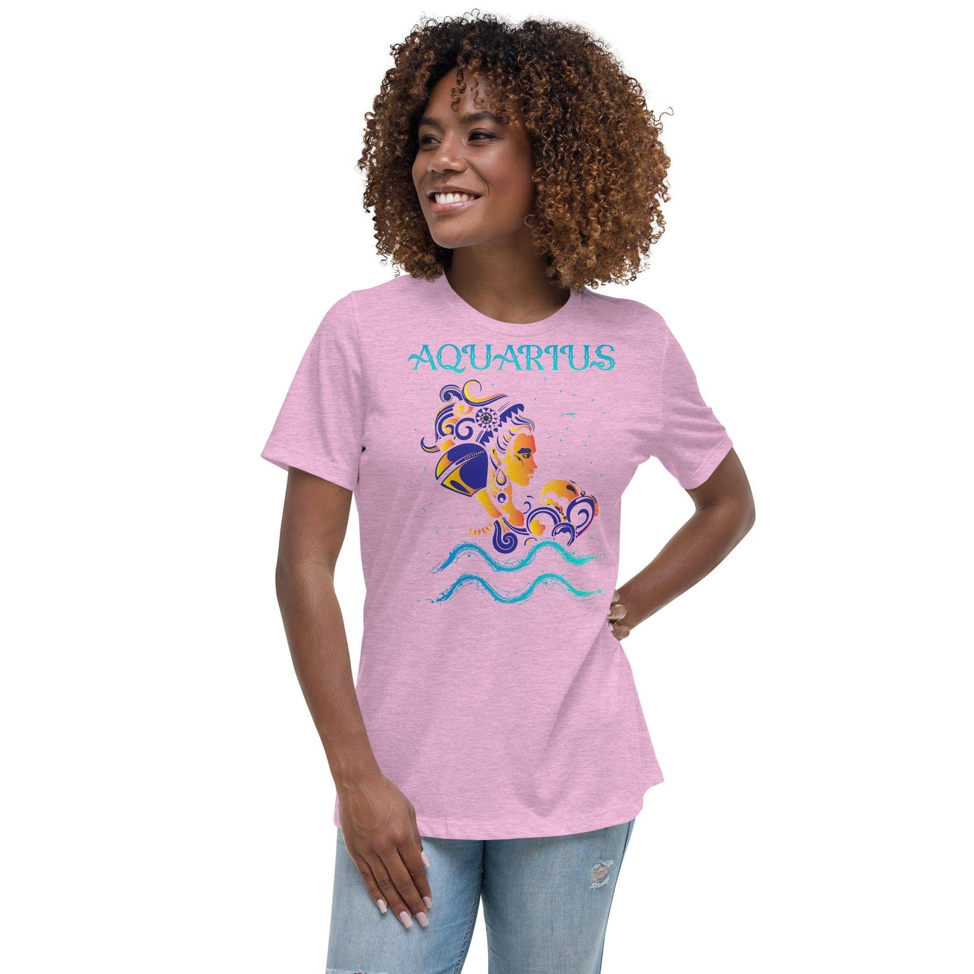 sternzeichen-wassermann-damen-t-shirt-t-shirt-jlr-design-40148 - JLR Design