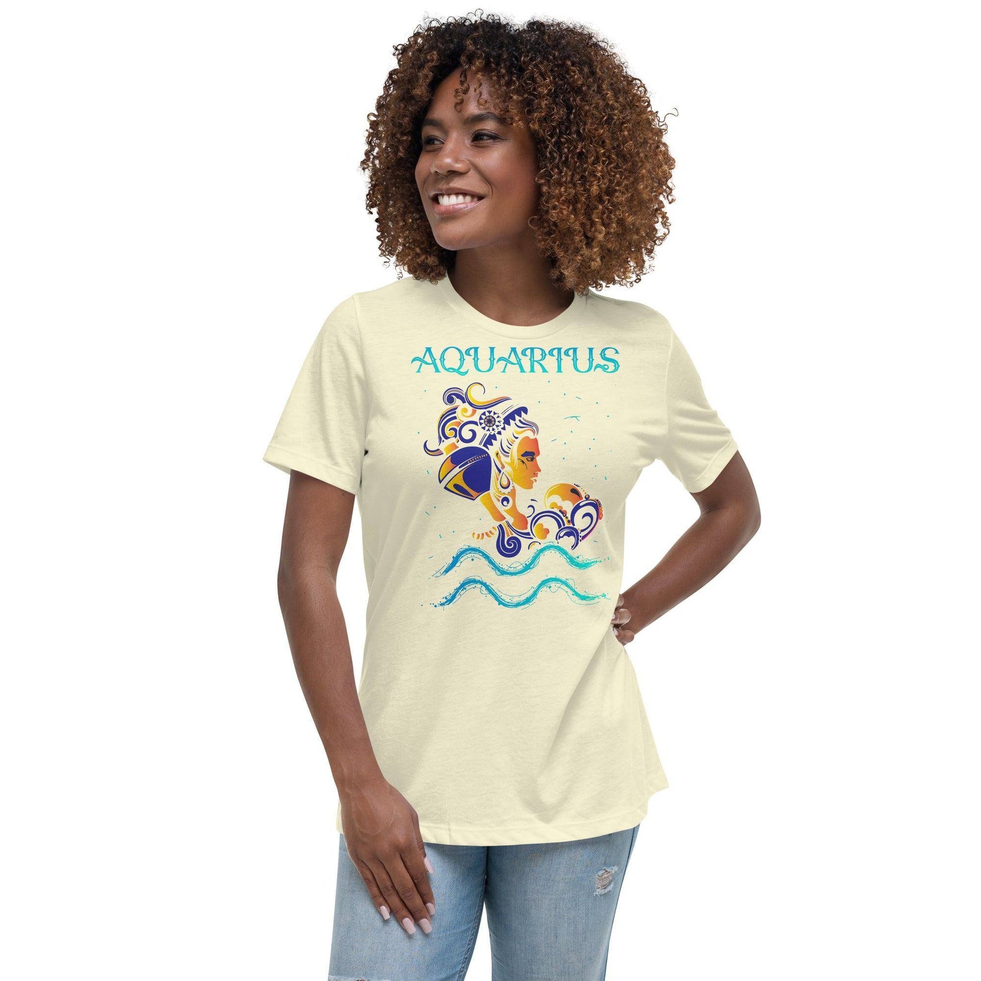 sternzeichen-wassermann-damen-t-shirt-t-shirt-jlr-design-97538 - JLR Design