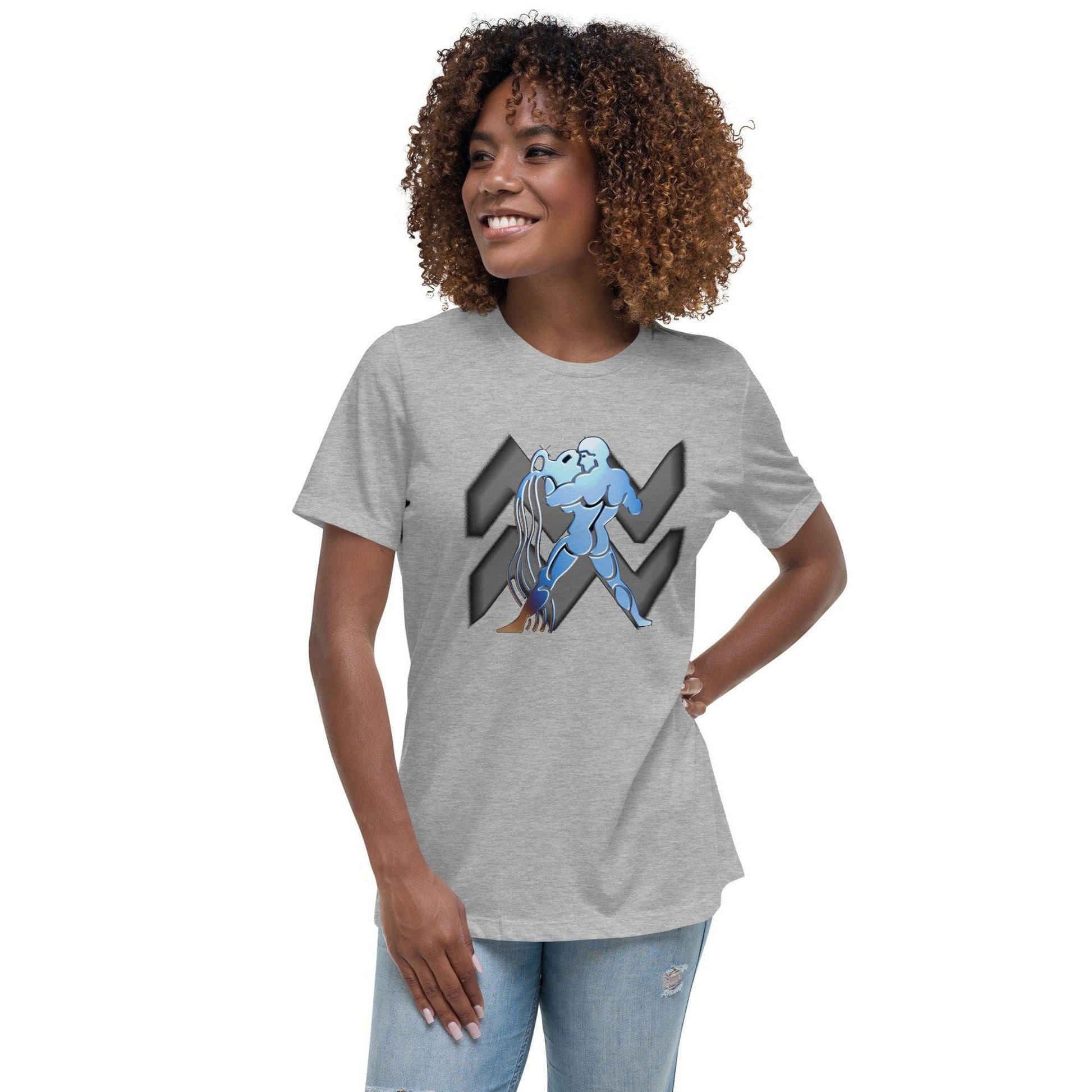 Sternzeichen Wassermann Damen-T-Shirt T-Shirt JLR Design