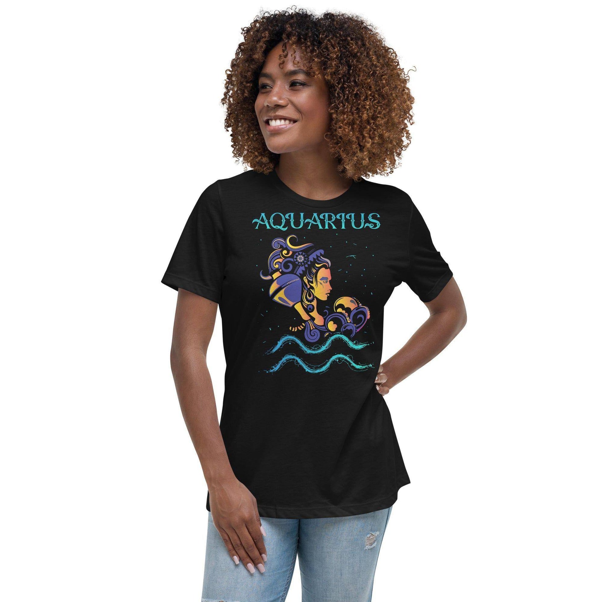 sternzeichen-wassermann-damen-t-shirt-t-shirt-jlr-design-31252 - JLR Design