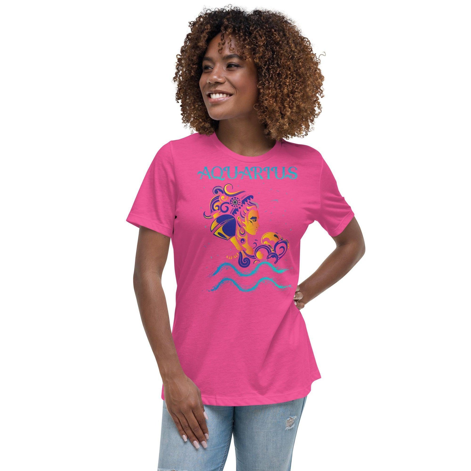 sternzeichen-wassermann-damen-t-shirt-t-shirt-jlr-design-51682 - JLR Design