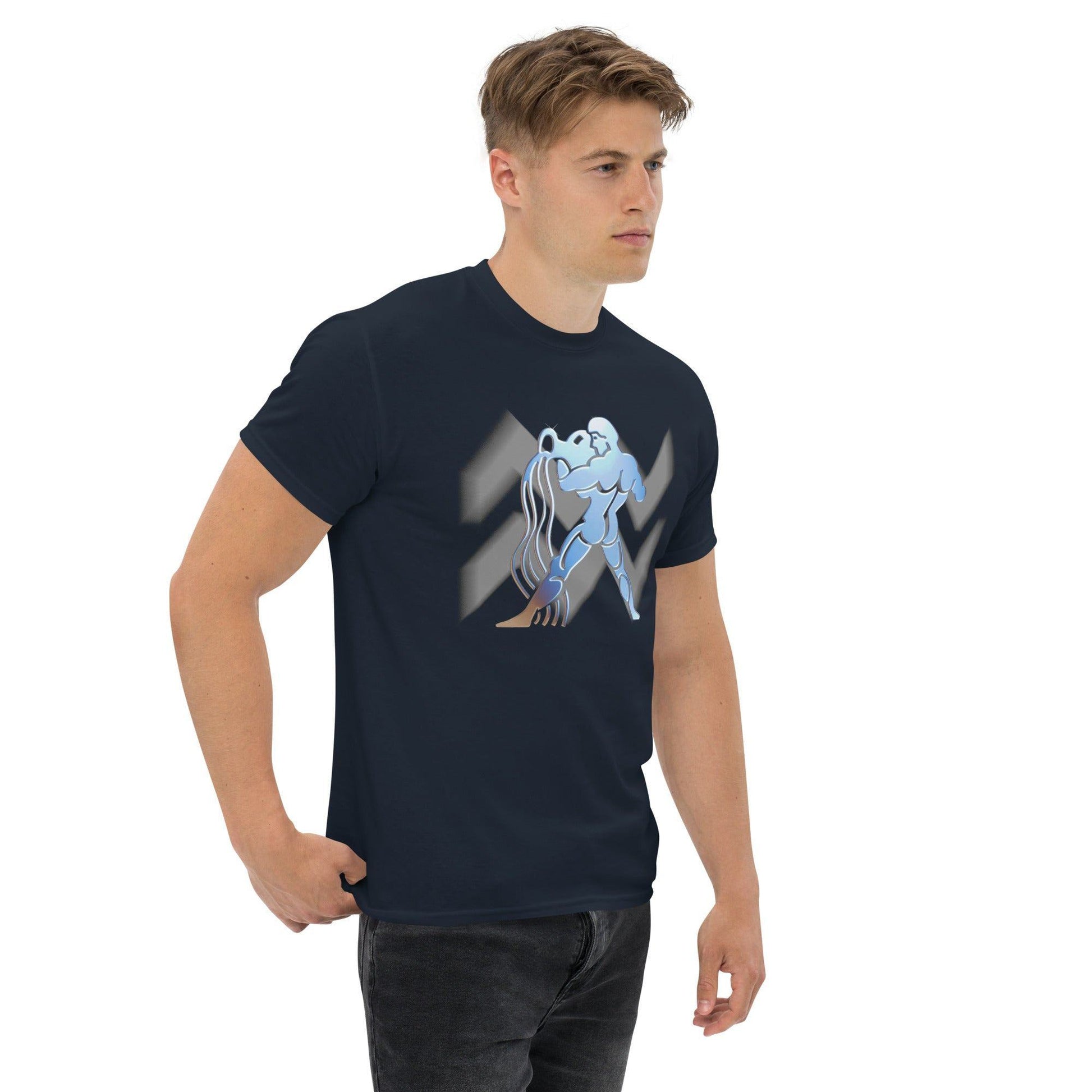 Sternzeichen Wassermann Herren T-Shirt T-Shirt JLR Design